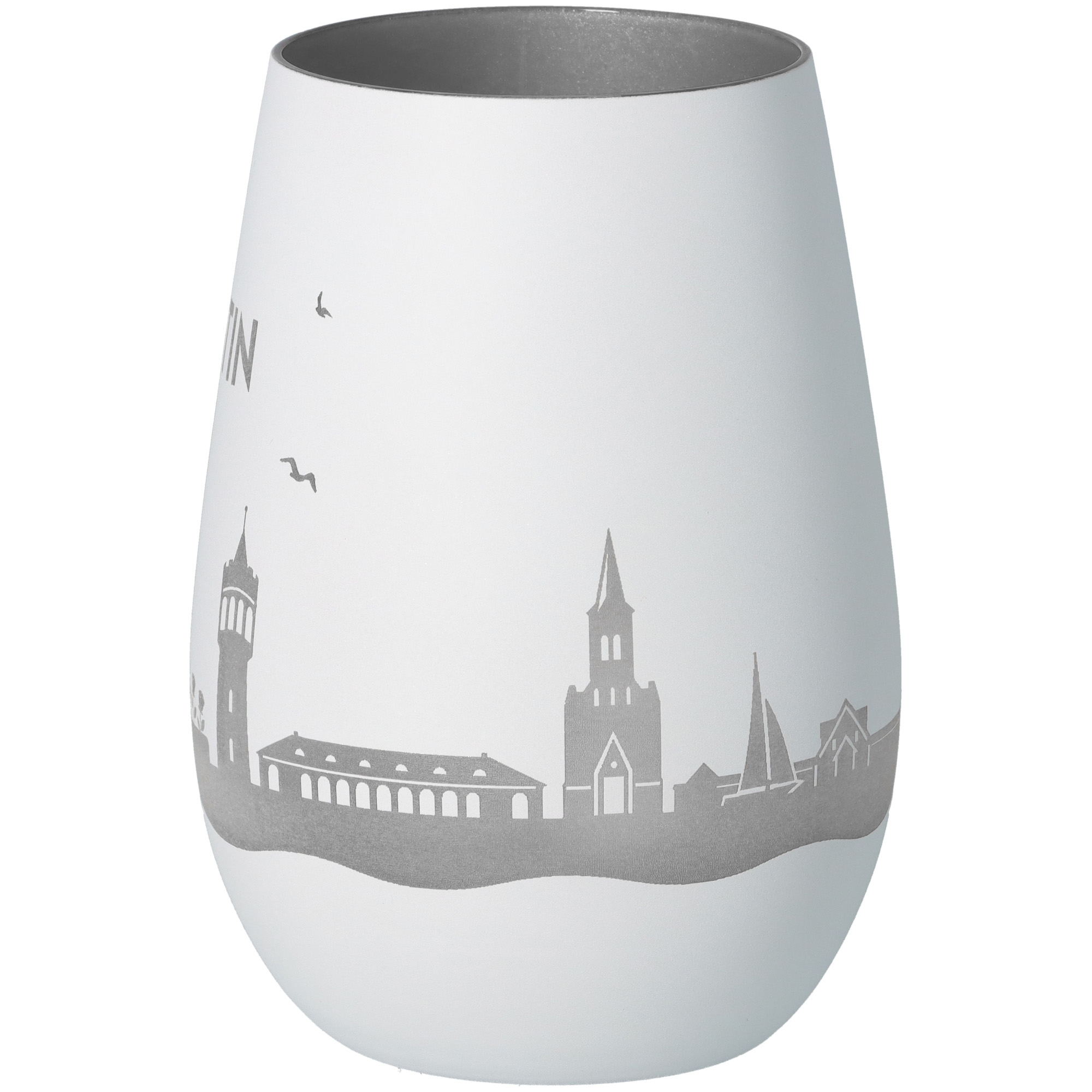 Windlicht Skyline Eutin Töpferei, Krug, Vase, Lampe, Porzellan