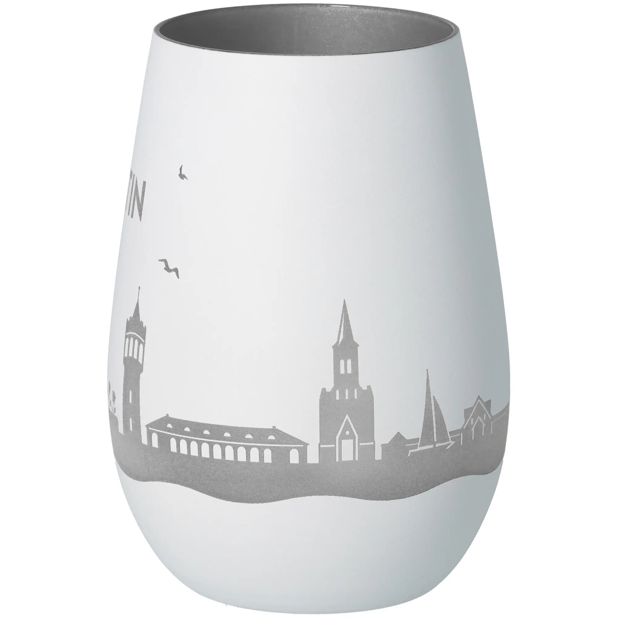 Windlicht Skyline Eutin Töpferei, Krug, Vase, Lampe, Porzellan