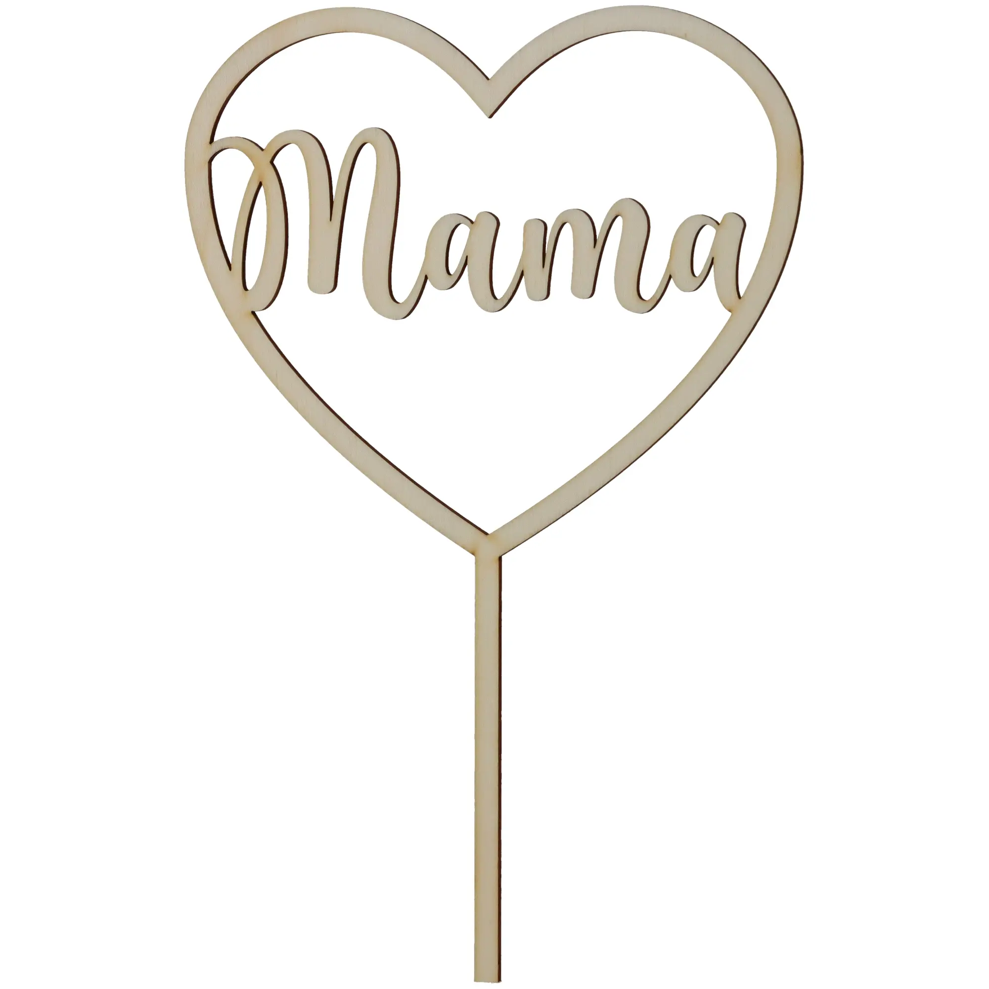 Cake Topper "Mama" groß aus Holz