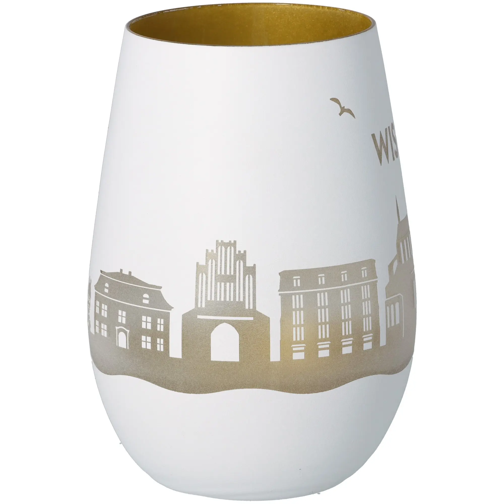 Windlicht Skyline Wismar