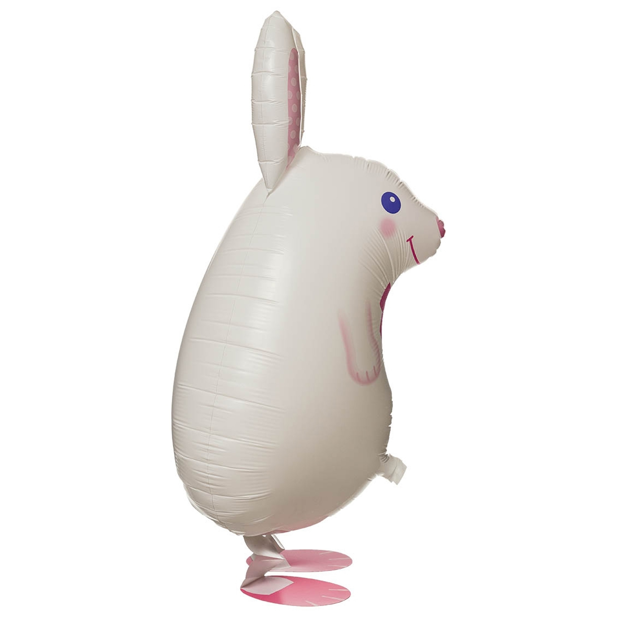 Hase, Ballon, Aufblasbar, Weiß, Rosa