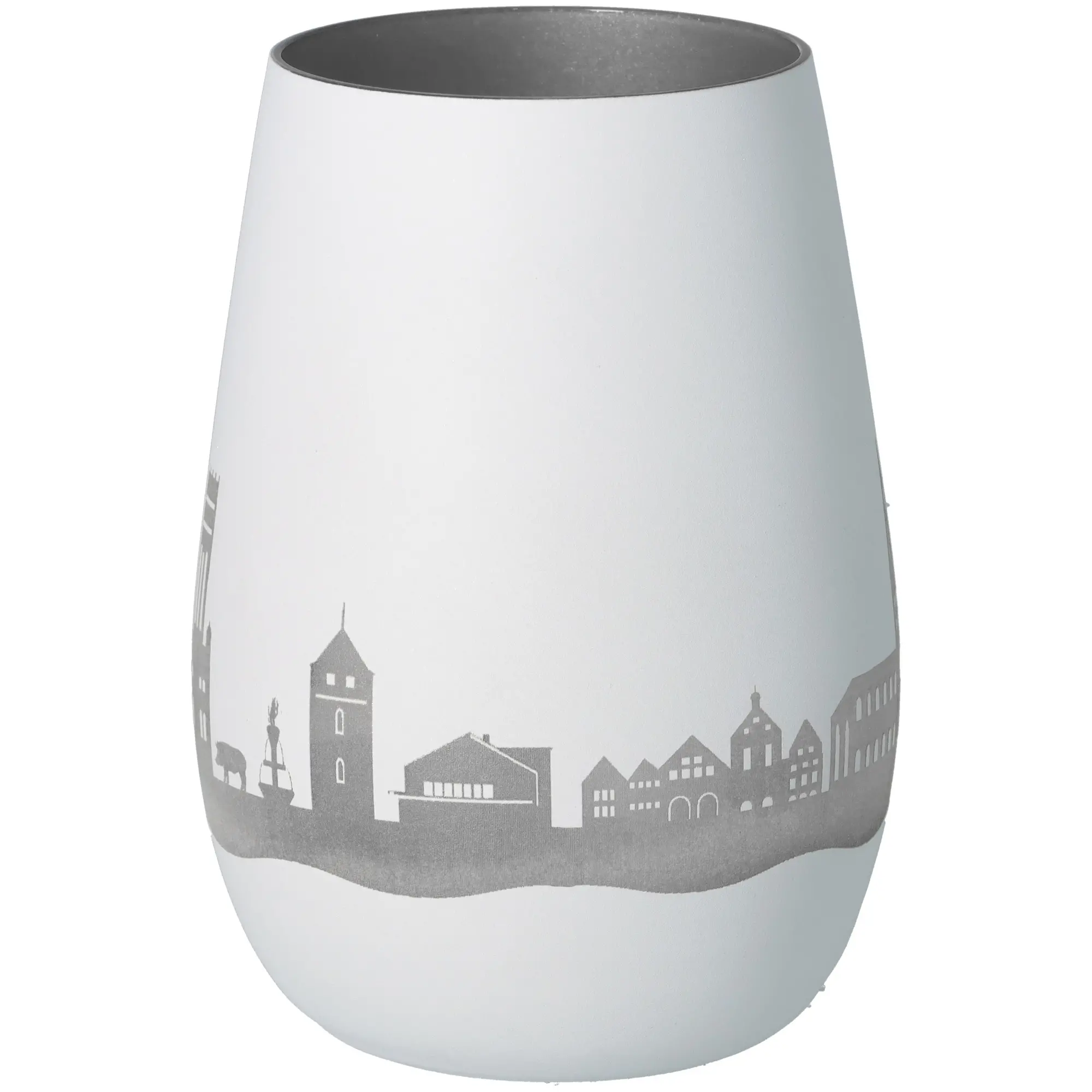 Windlicht Skyline Lüneburg Töpferei, Krug, Vase, Kunst, Porzellan