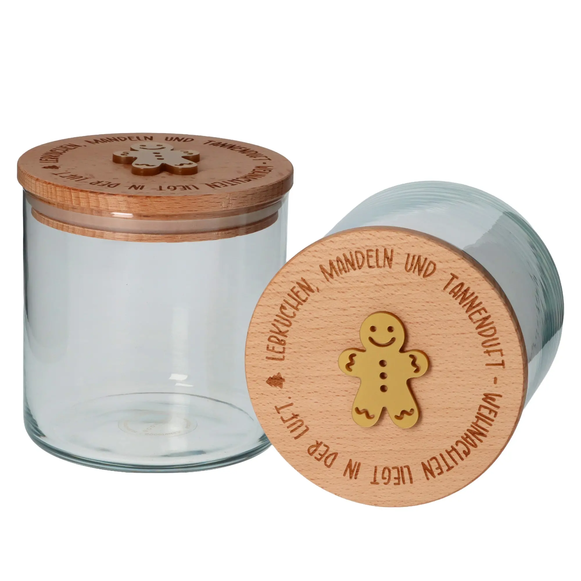 Geschenkglas "Weihnachten" Gold