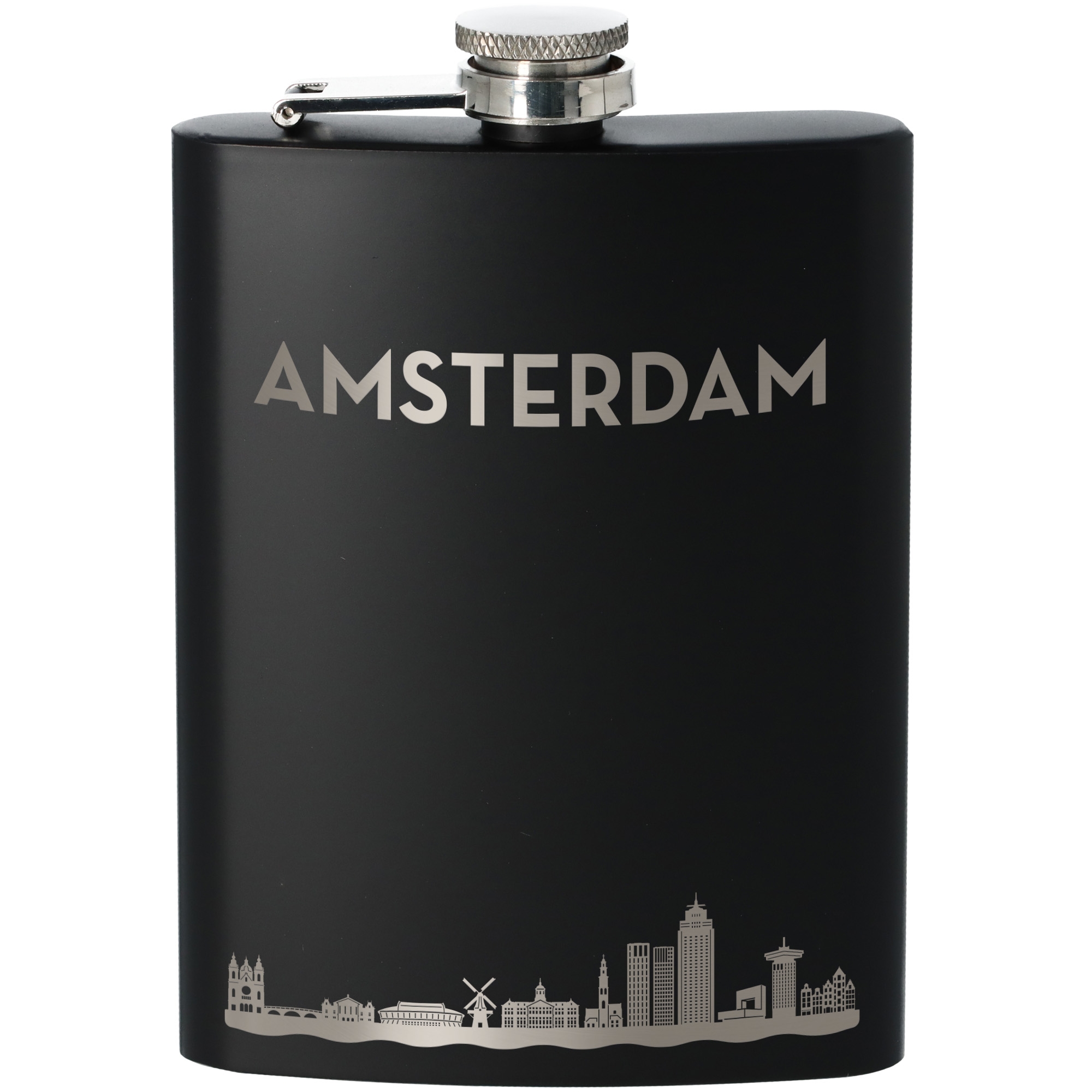Flachmann Skyline Amsterdam Flasche, Rasierwasser