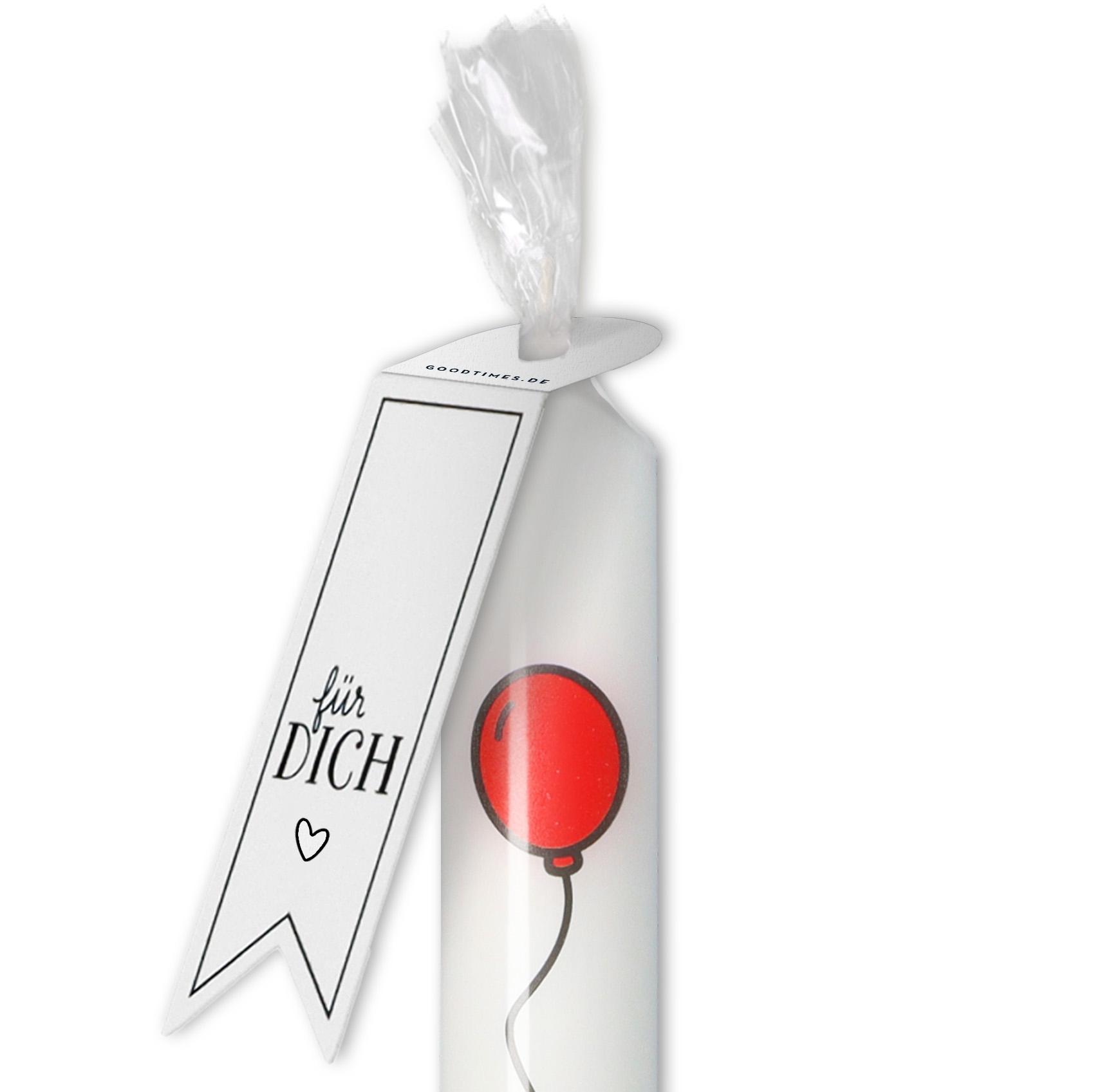 Stabkerze "Hoch sollst du leben" Stabkerze "Hoch sollst du leben"