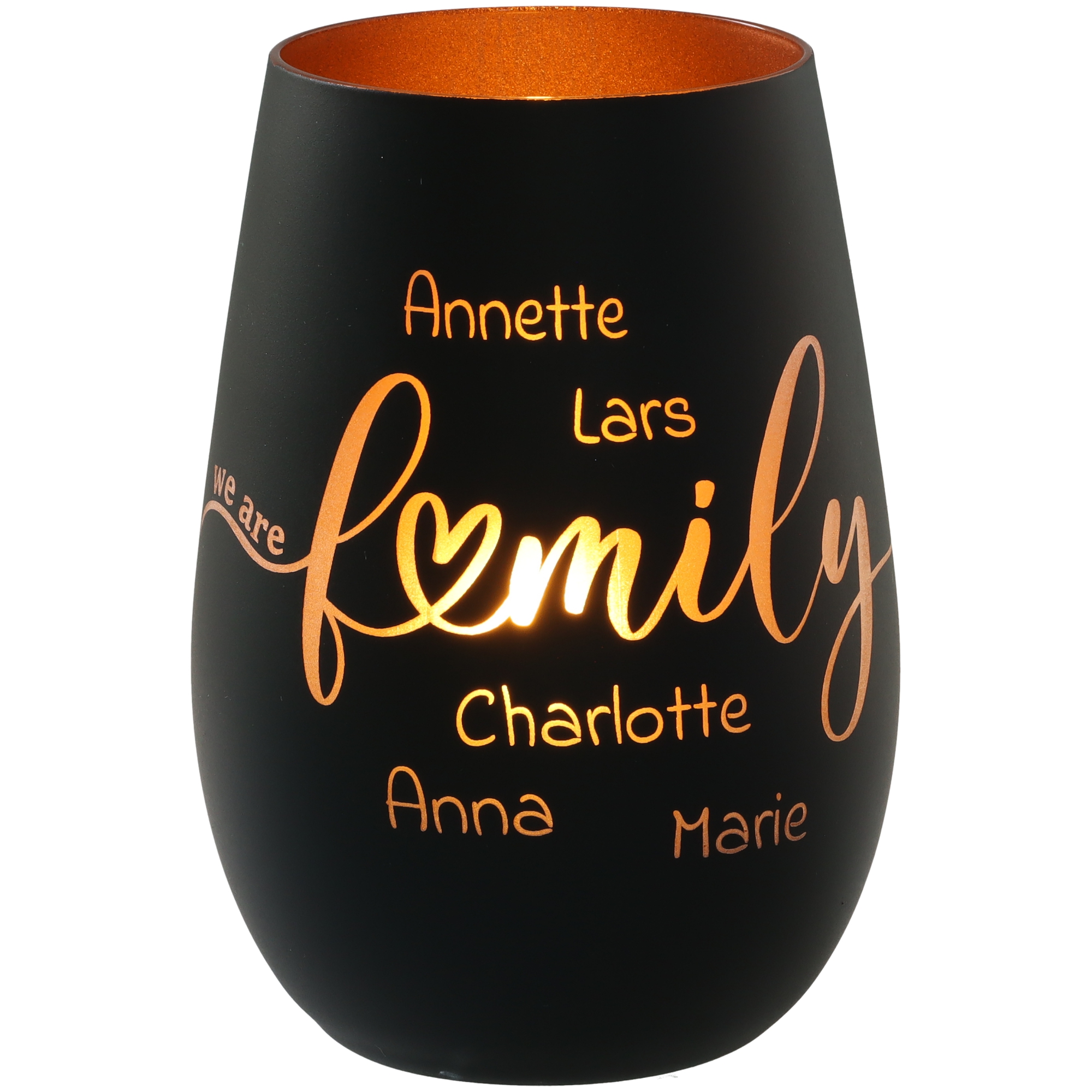 Windlicht "We Are Family" Windlicht "We Are Family"