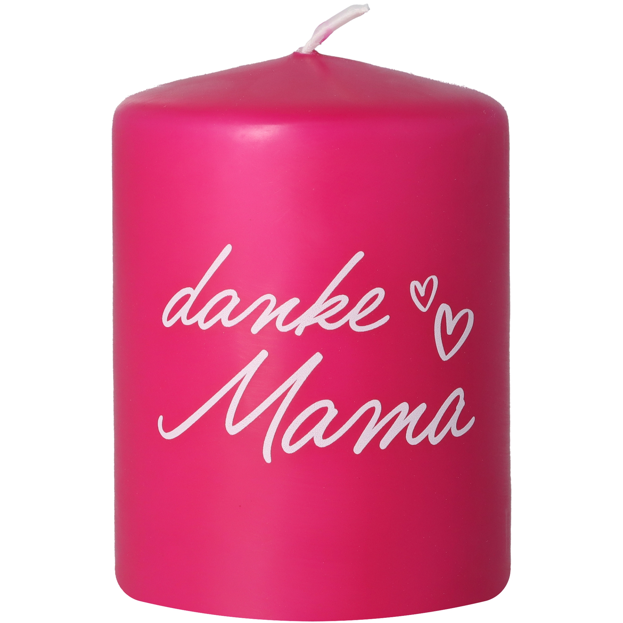 Stumpenkerze "Danke Mama" Stumpenkerze "Danke Mama"