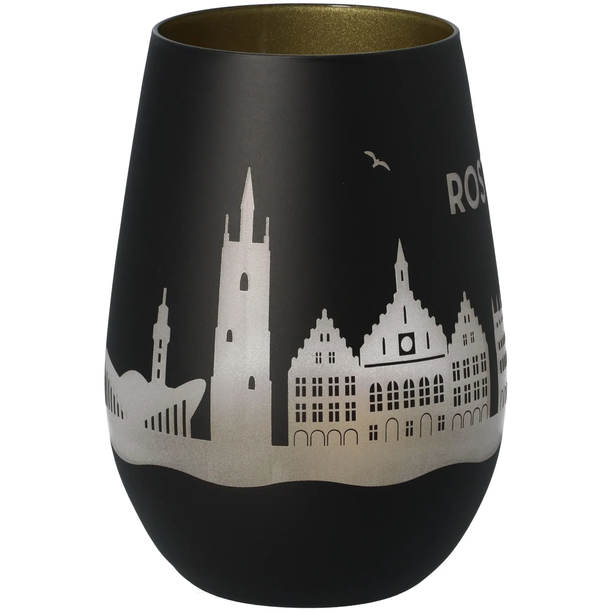 Windlicht Skyline Rostock
