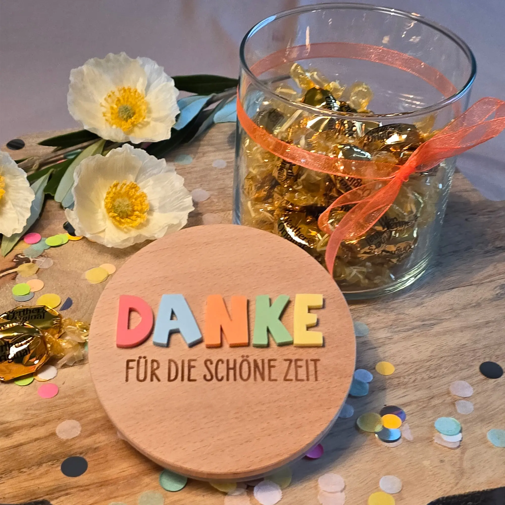 Geschenkglas "Schöne Zeit"