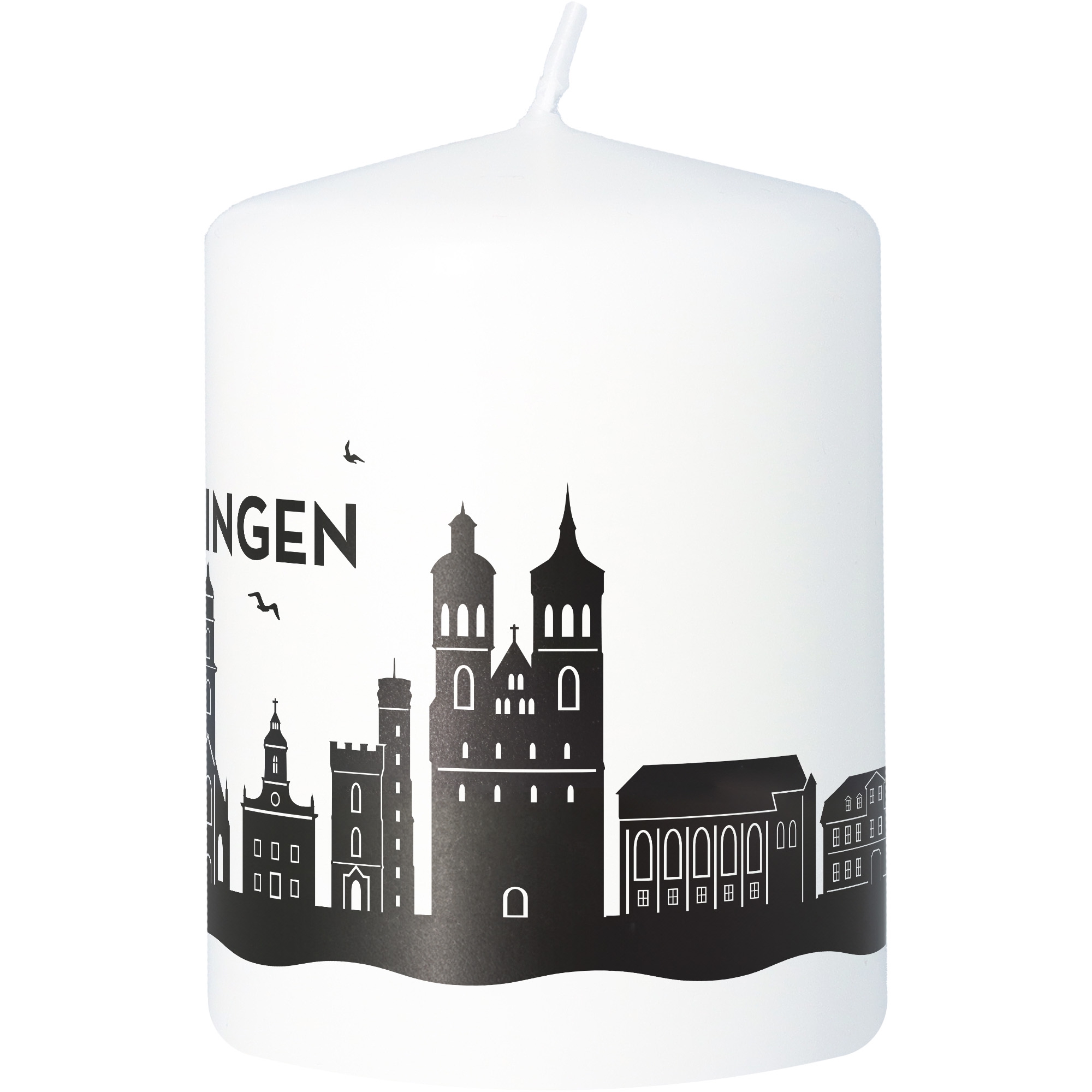 Stumpenkerze Skyline Göttingen Stumpenkerze Skyline Göttingen