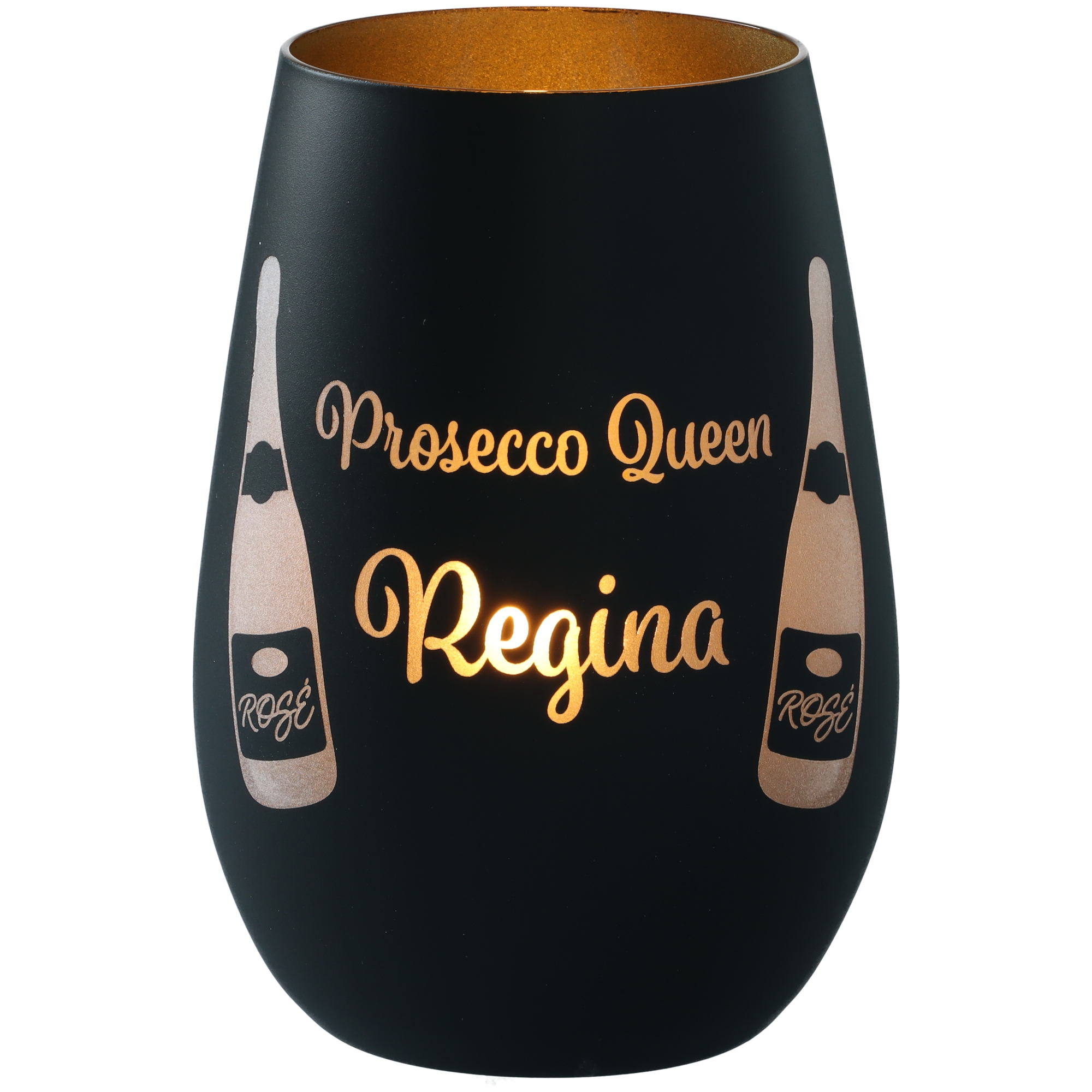Windlicht "Prosecco Queen"