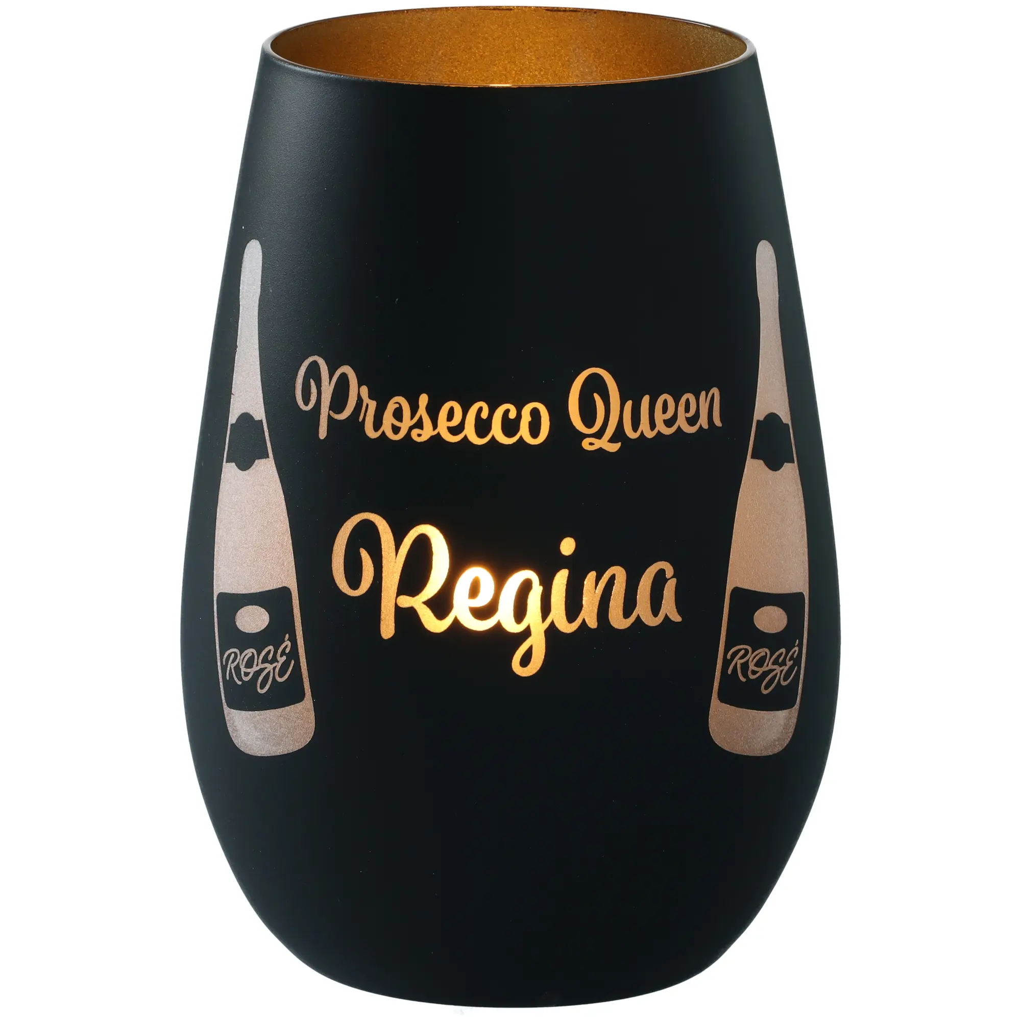 Windlicht "Prosecco Queen"