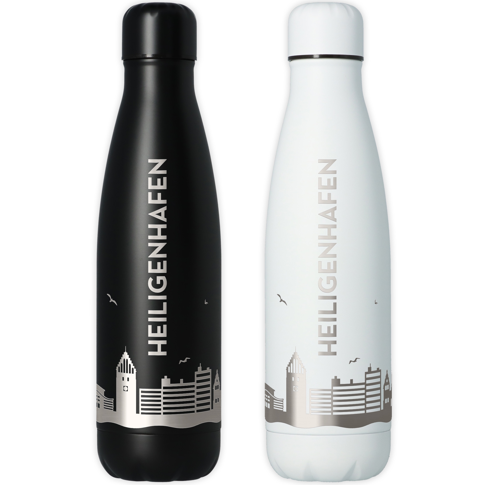 Trinkflasche Skyline Heiligenhafen