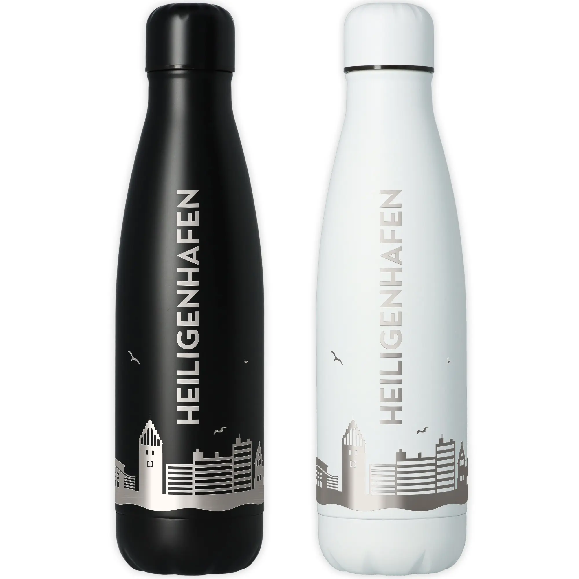 Trinkflasche Skyline Heiligenhafen