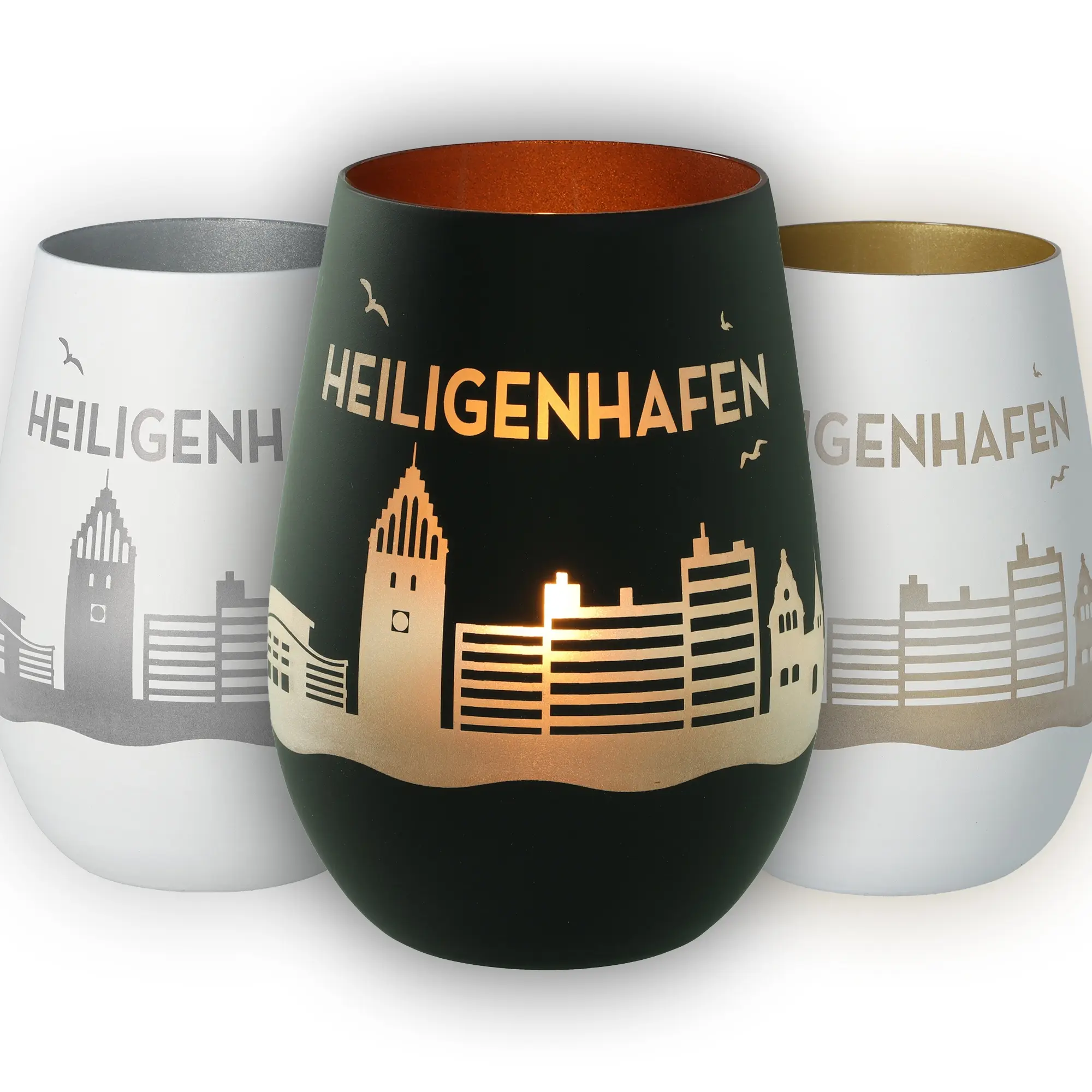 Windlicht Skyline Heiligenhafen
