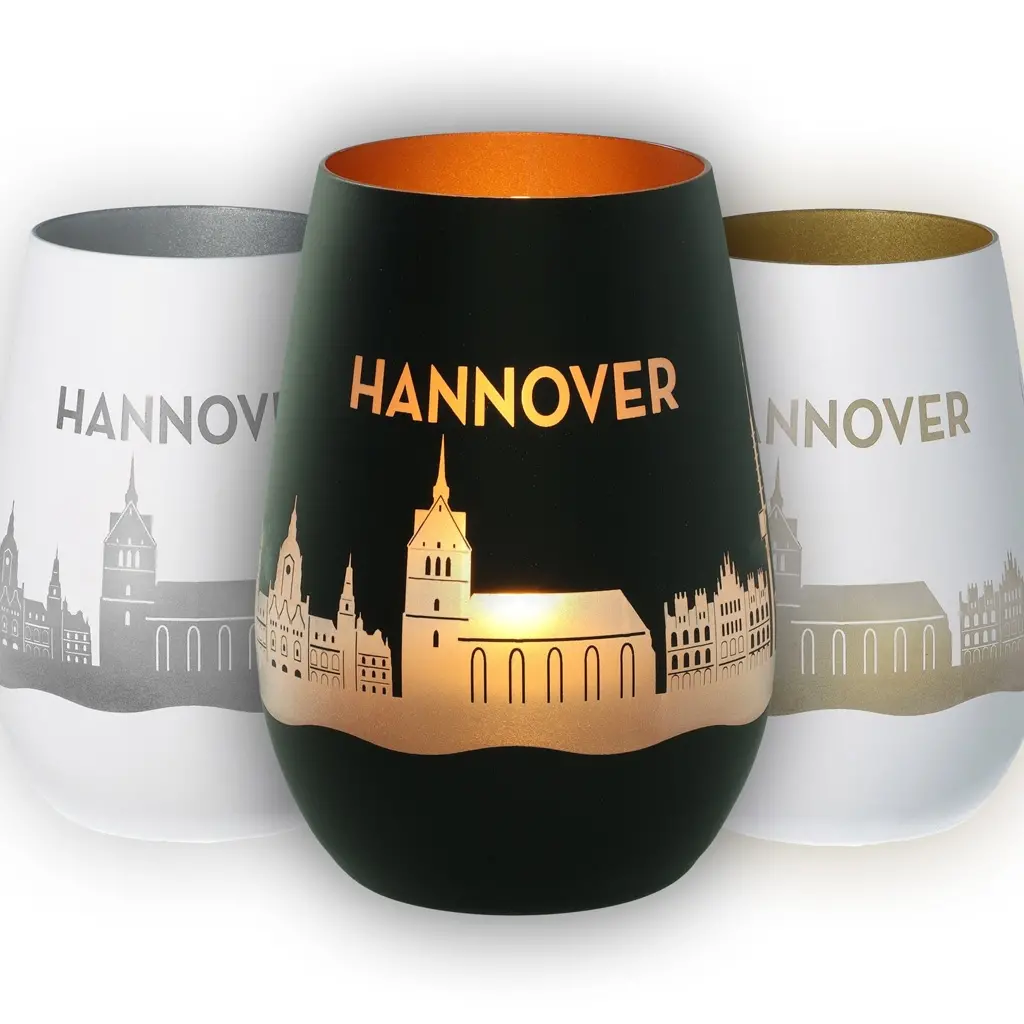 Glas, Weinbecher, Hannover, Dammenschale, Silber/goldene Akzente