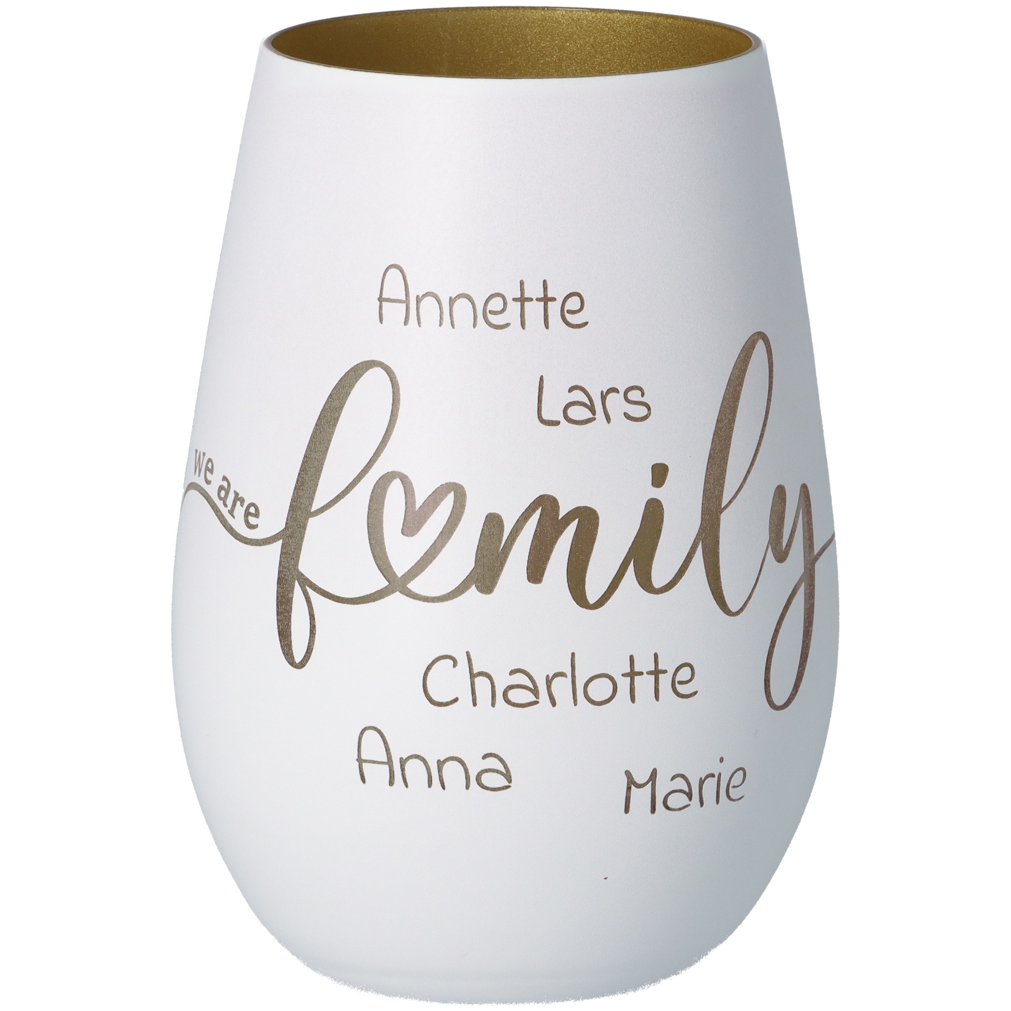 Windlicht "We Are Family"