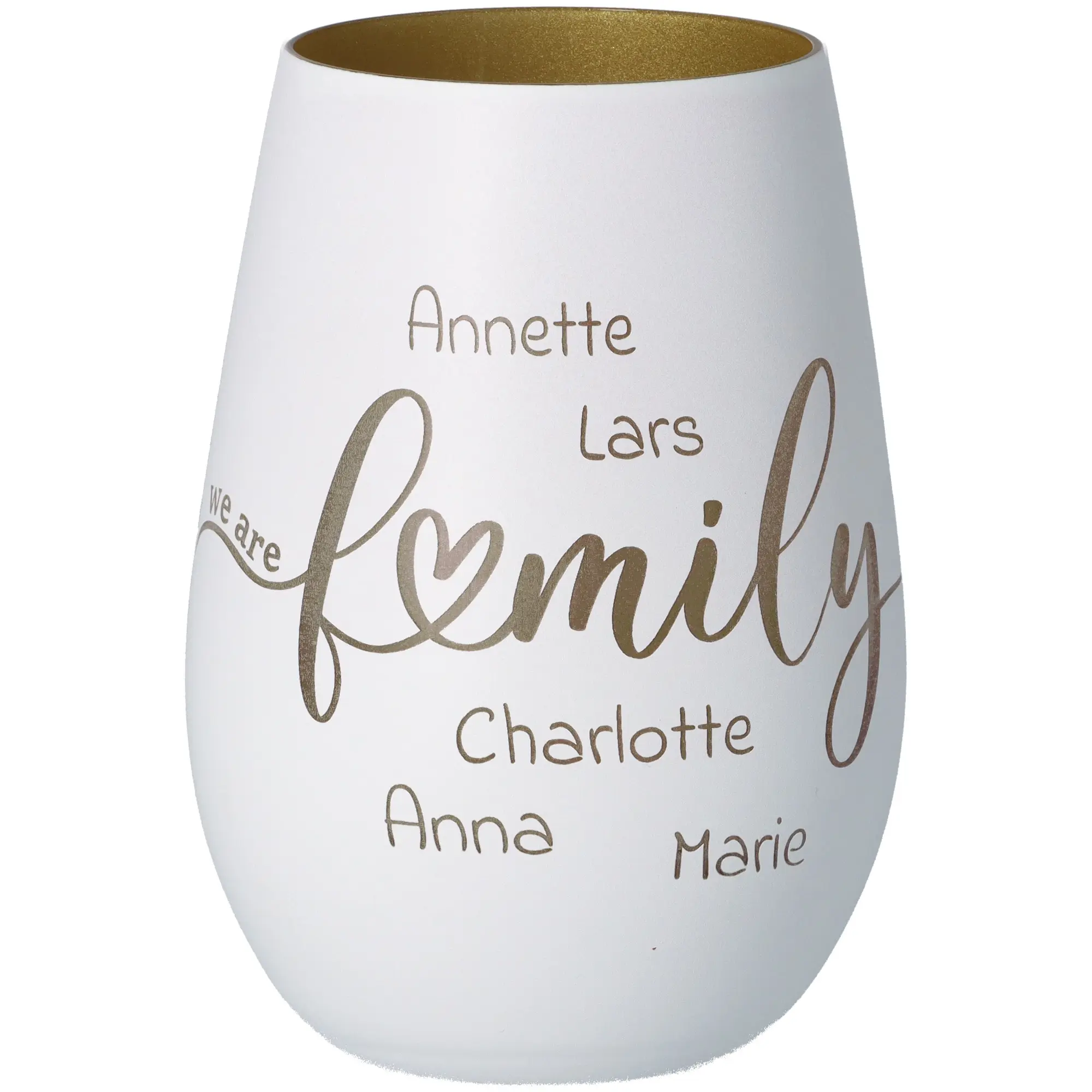 Windlicht "We Are Family"