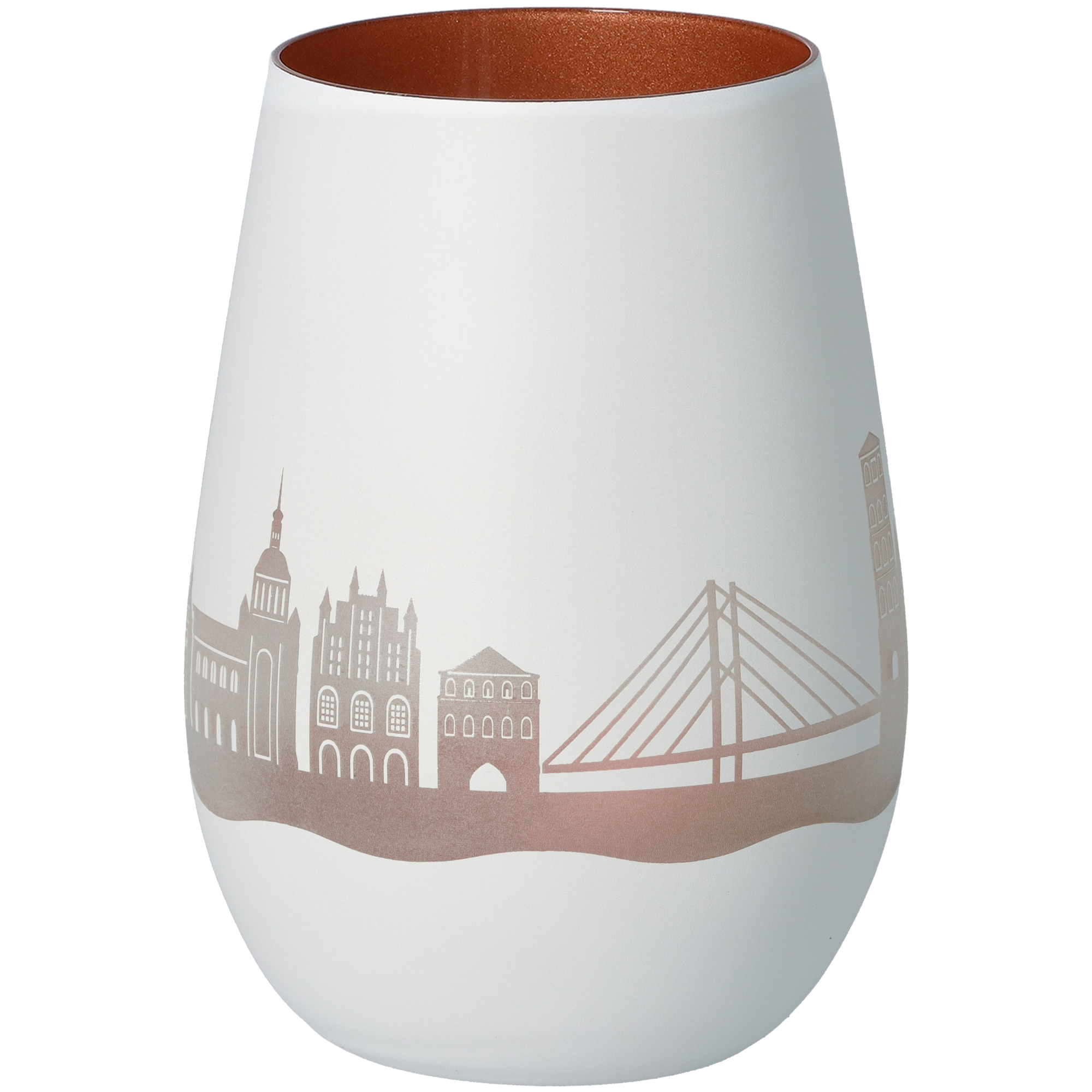 Windlicht Skyline Stralsund