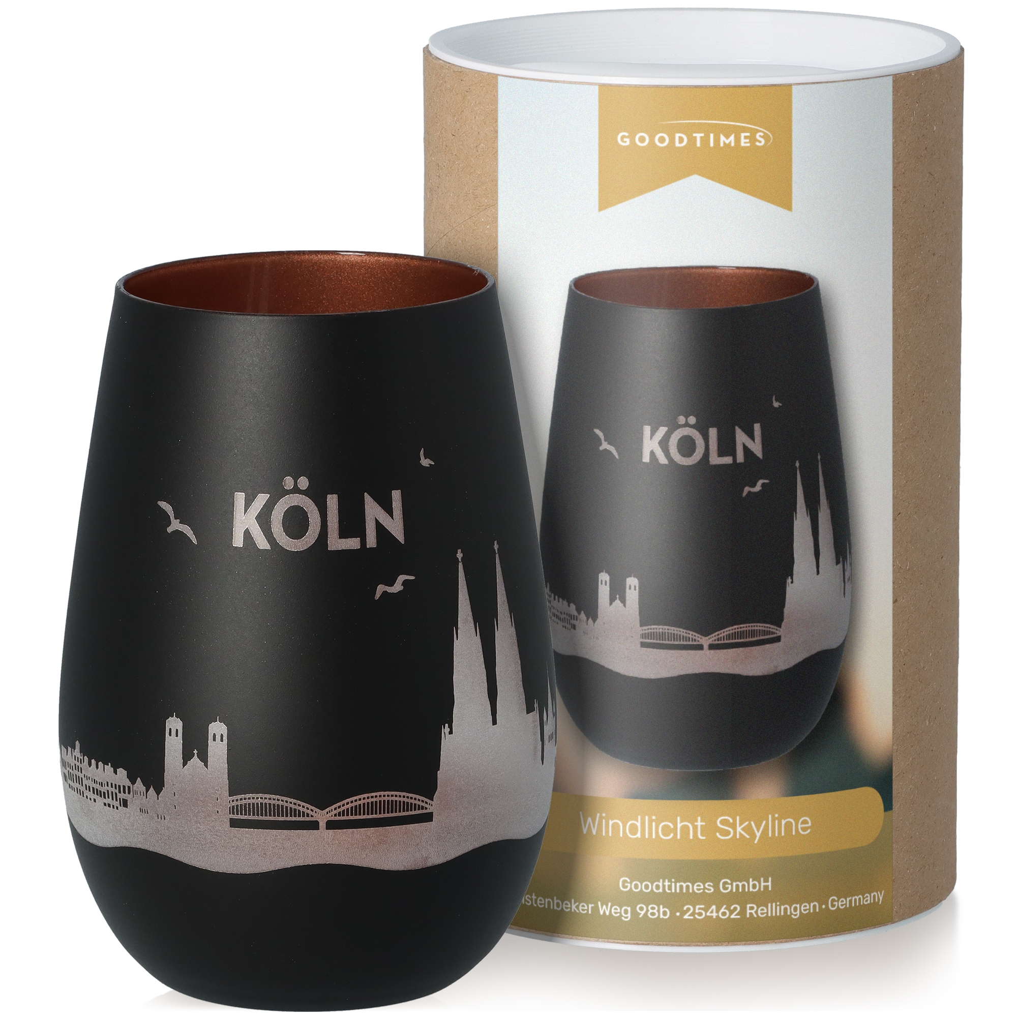 Windlicht Skyline Köln