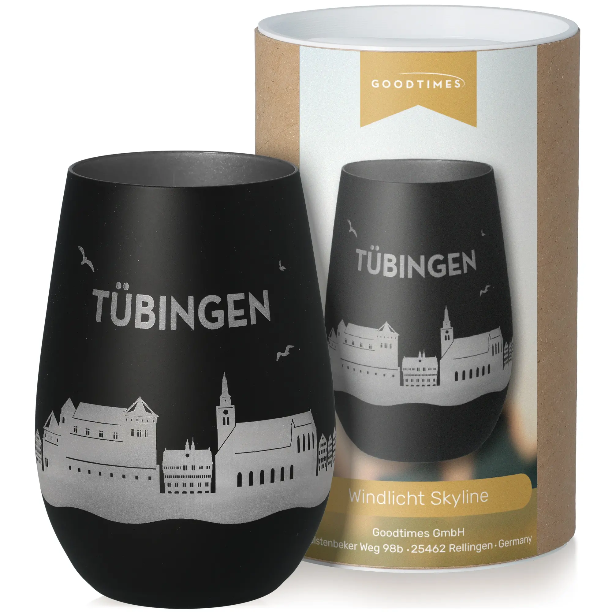 Windlicht Skyline Tübingen