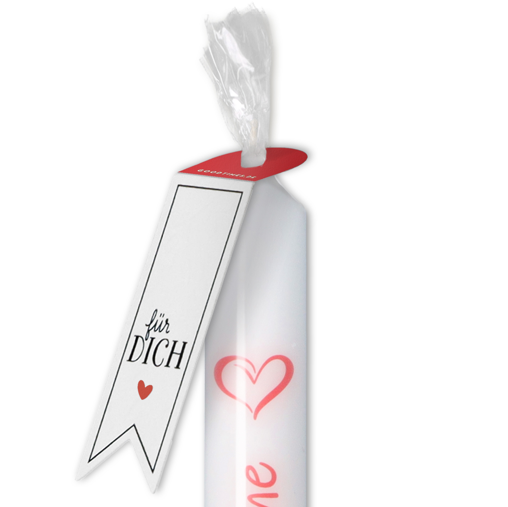 Stabkerze "Be my Valentine"