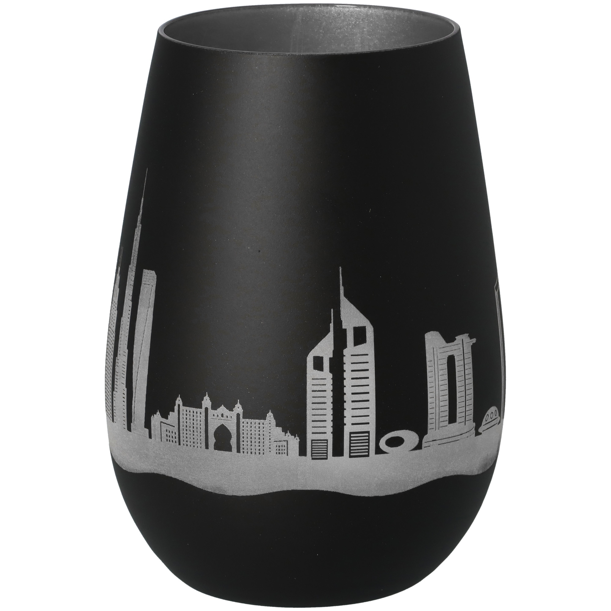 Windlicht Skyline Dubai Töpferei, Krug, Vase, Glas
