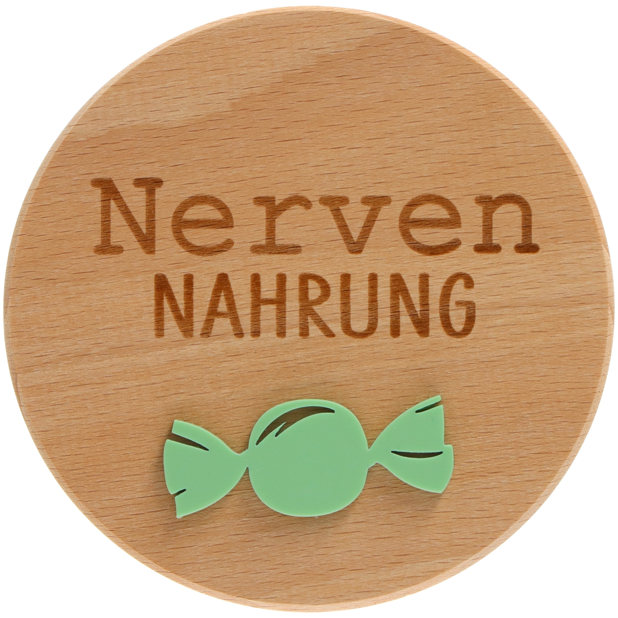 Geschenkglas "Nervennahrung" Pastel Mint Zubehor, Festplatte