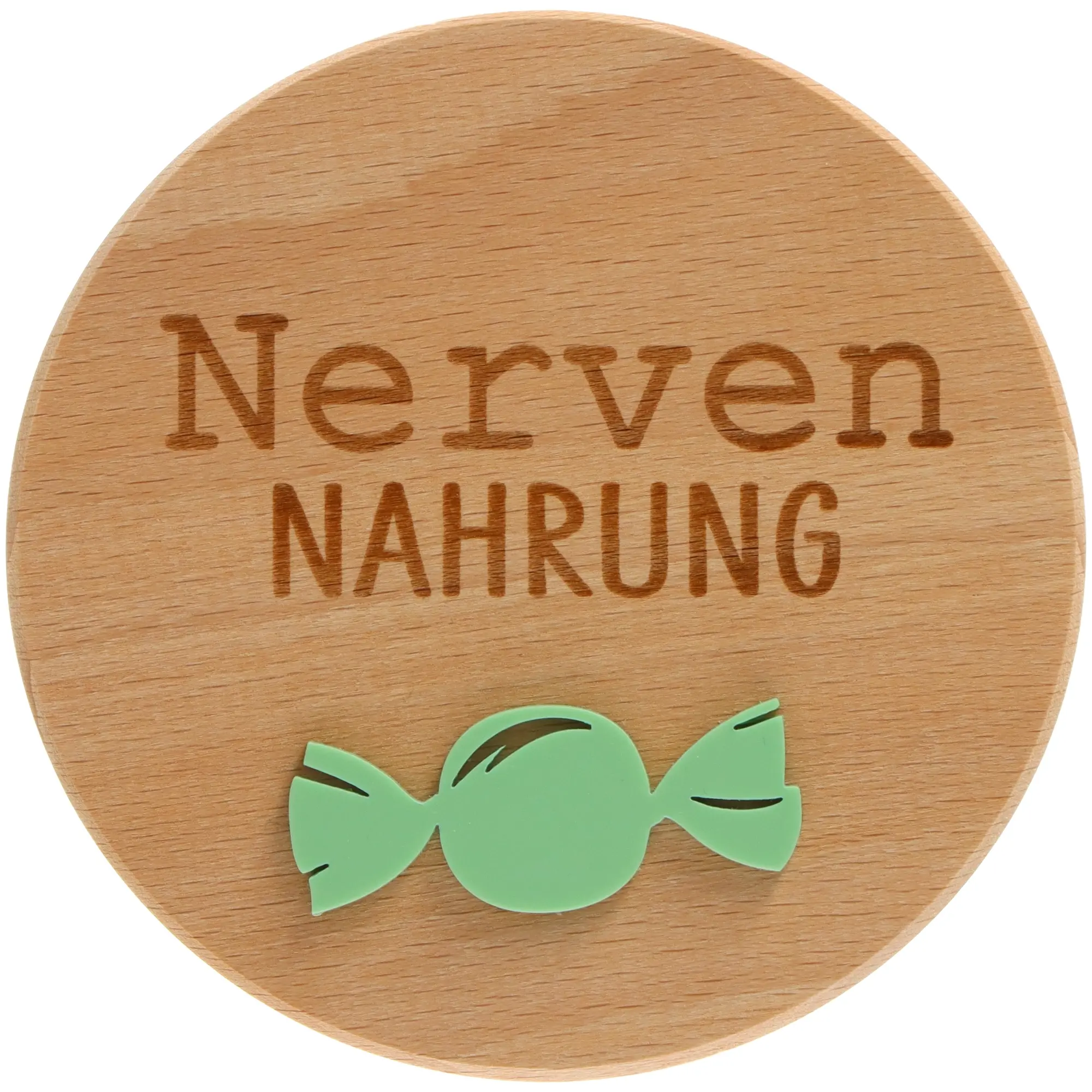 Geschenkglas "Nervennahrung" Pastel Mint Zubehor, Festplatte