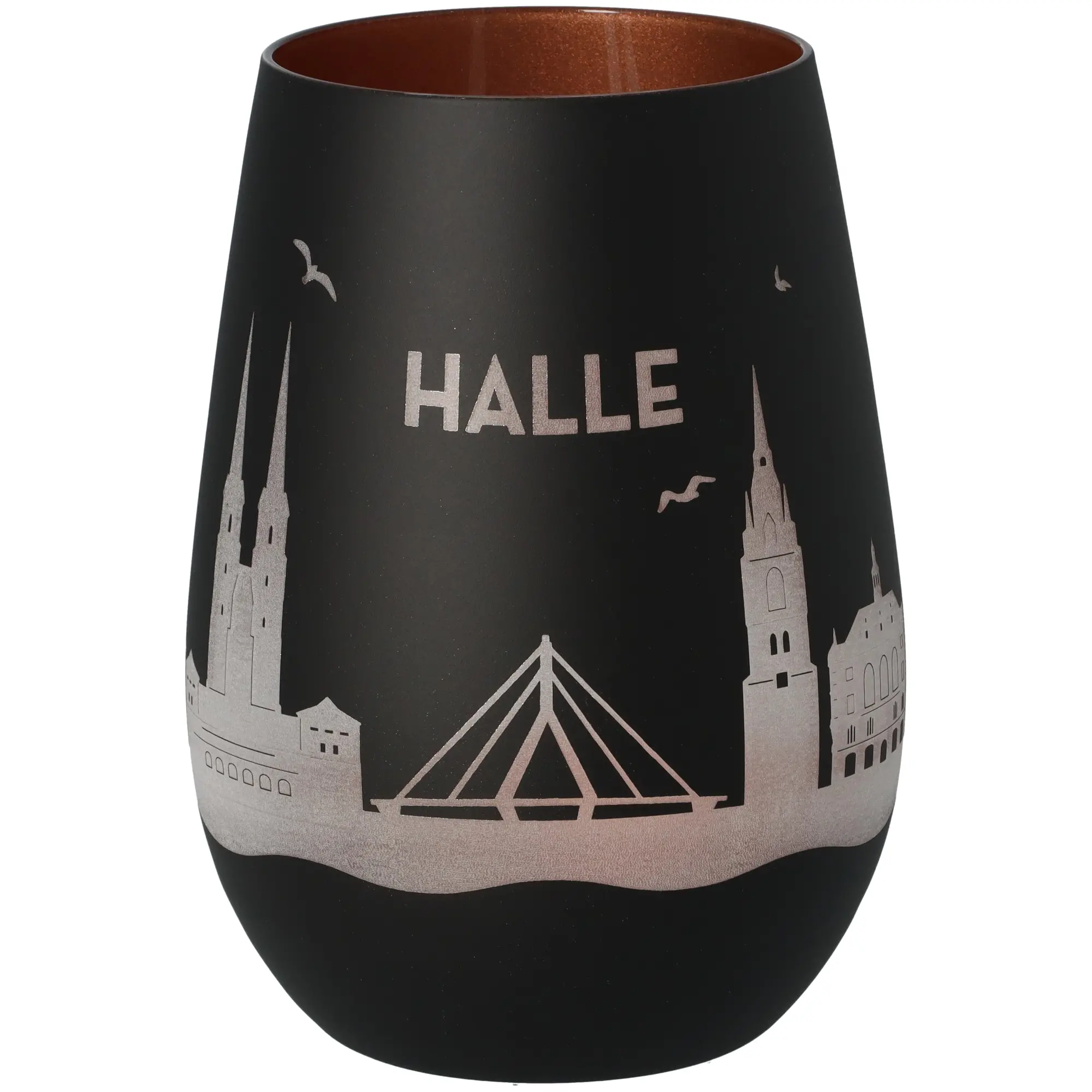 Windlicht Skyline Halle