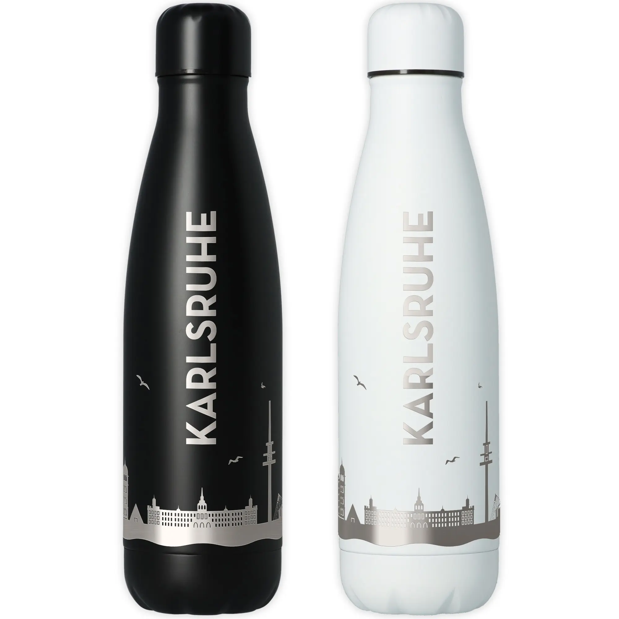 Trinkflasche Skyline Karlsruhe