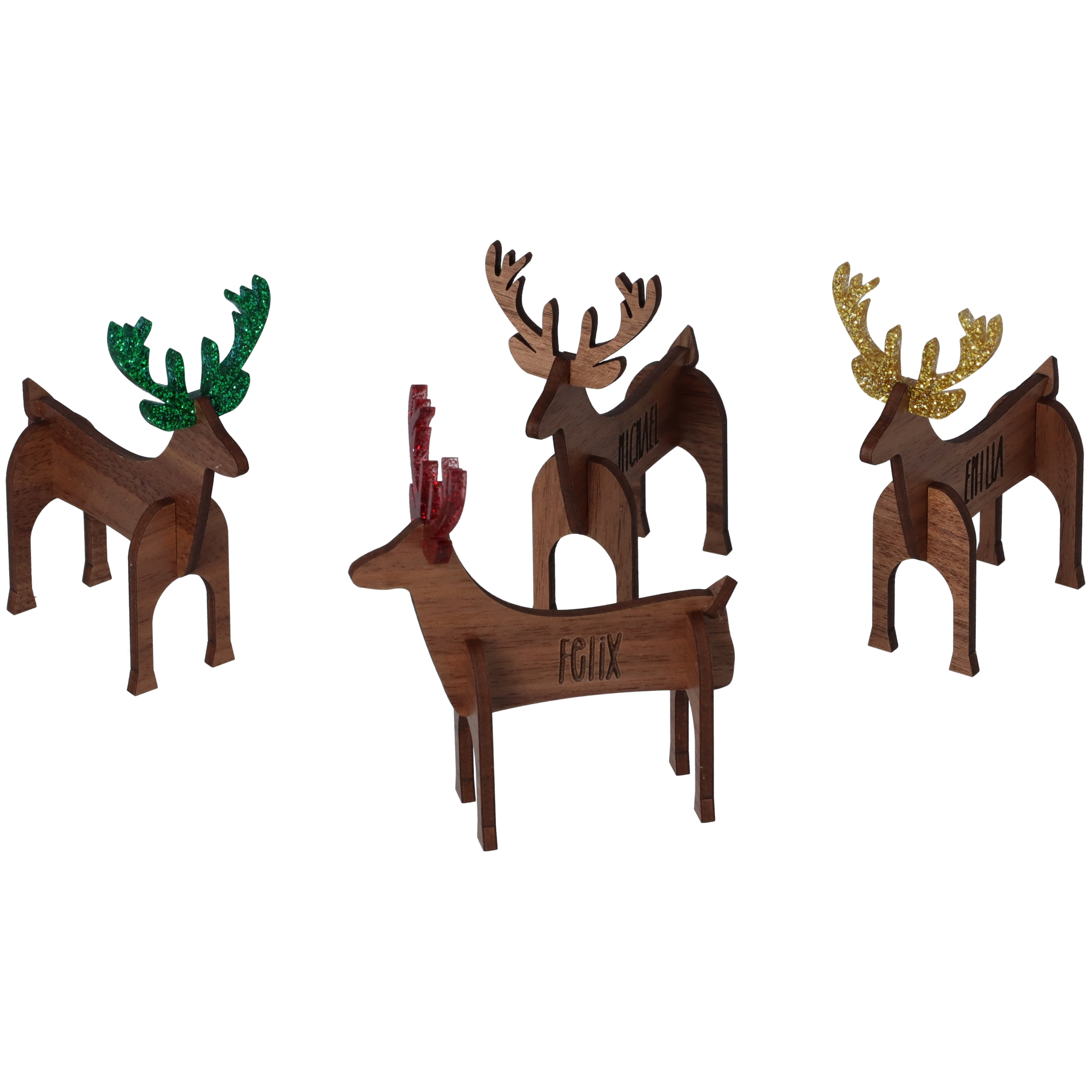 Rentier Stecktier "Name" Geweih, Tier, Hirsch, Säugetier, Tierwelt