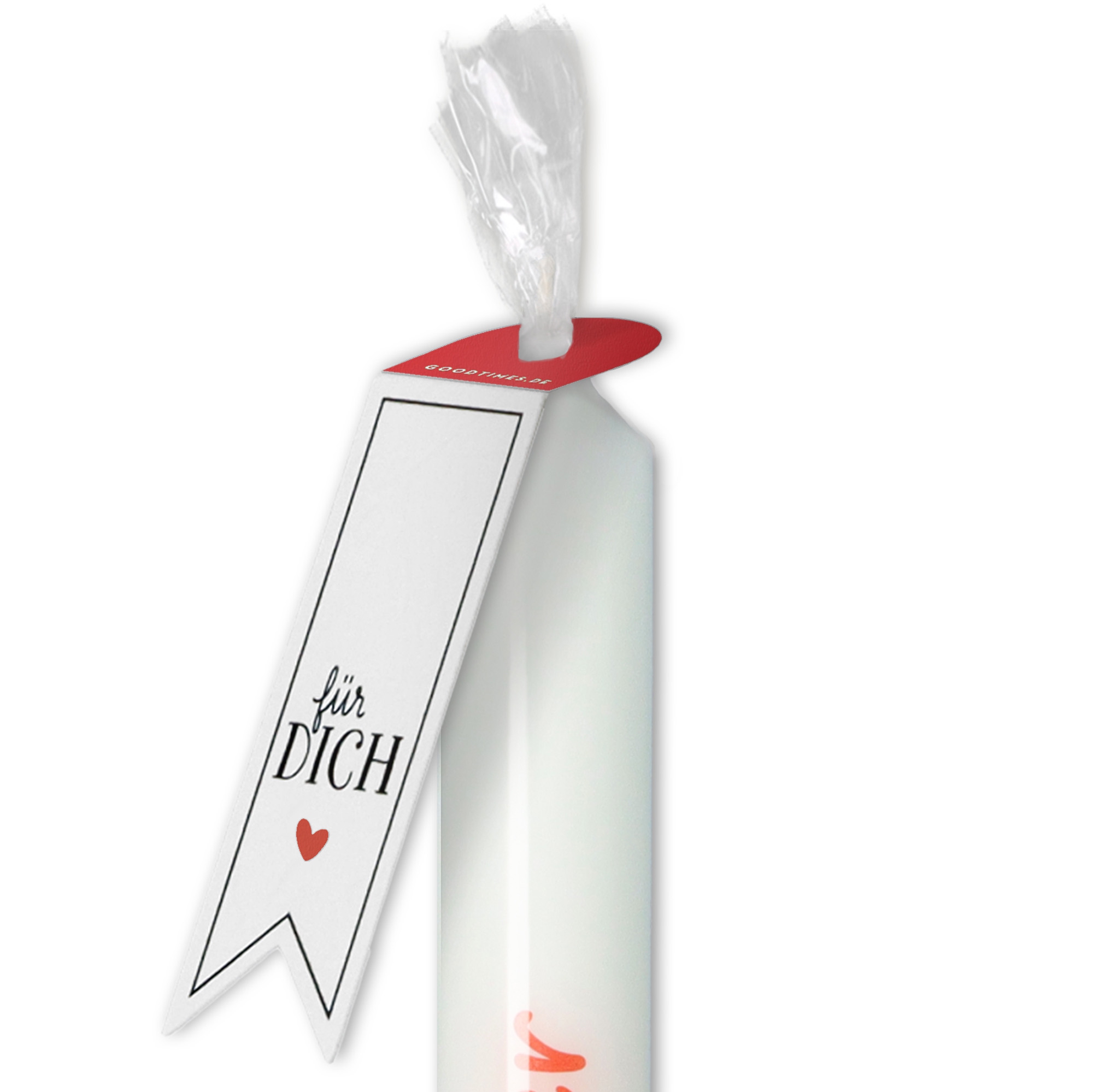 Stabkerze Weiß "Osterfeuer" Stabkerze Weiß "Osterfeuer"