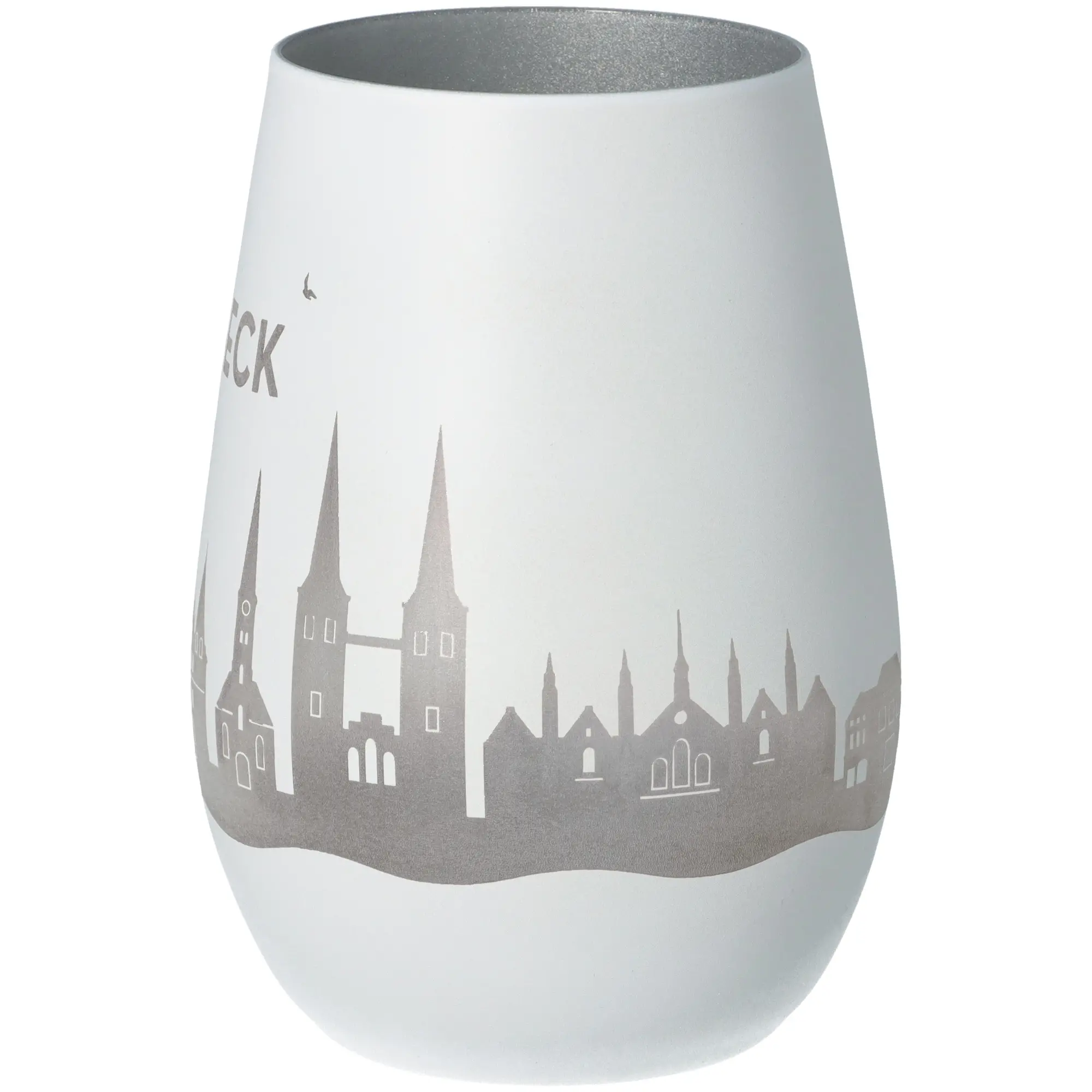 Windlicht Skyline Lübeck