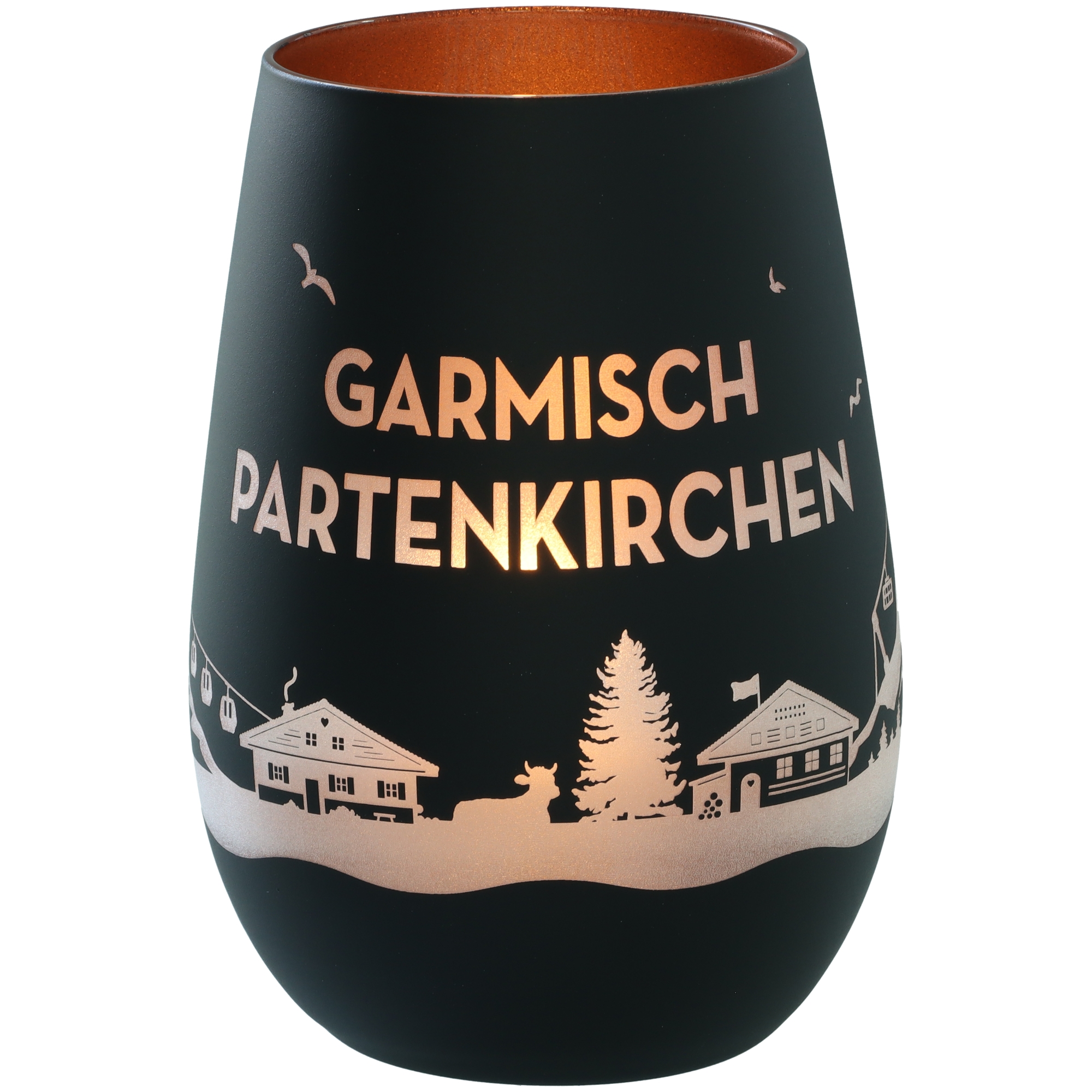 Windlicht Skyline Garmisch-Partenkirchen Krug, Töpferei