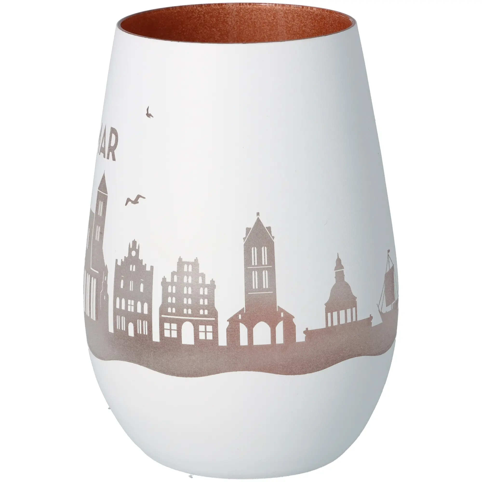 Windlicht Skyline Wismar
