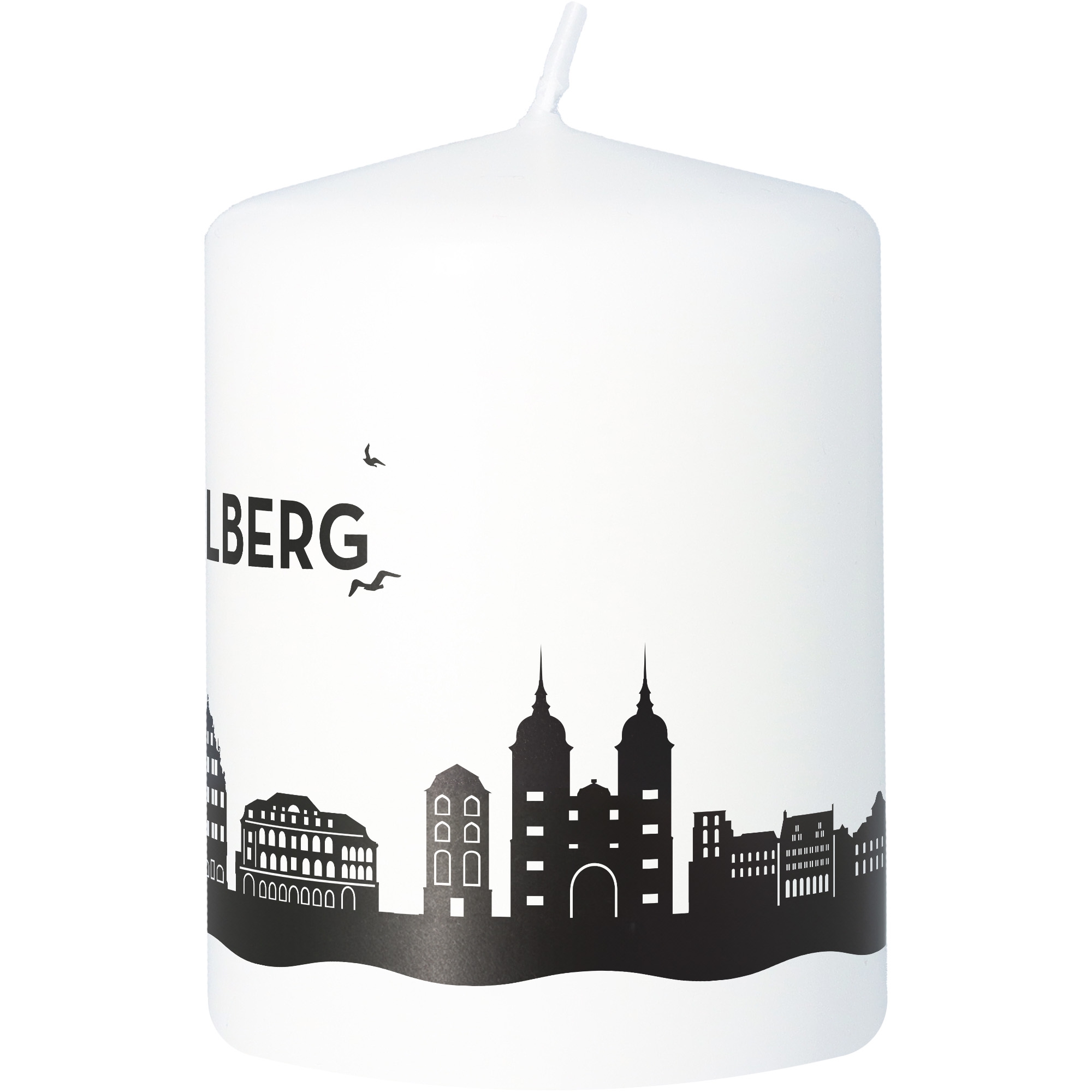 Stumpenkerze Skyline Heidelberg Stumpenkerze Skyline Heidelberg