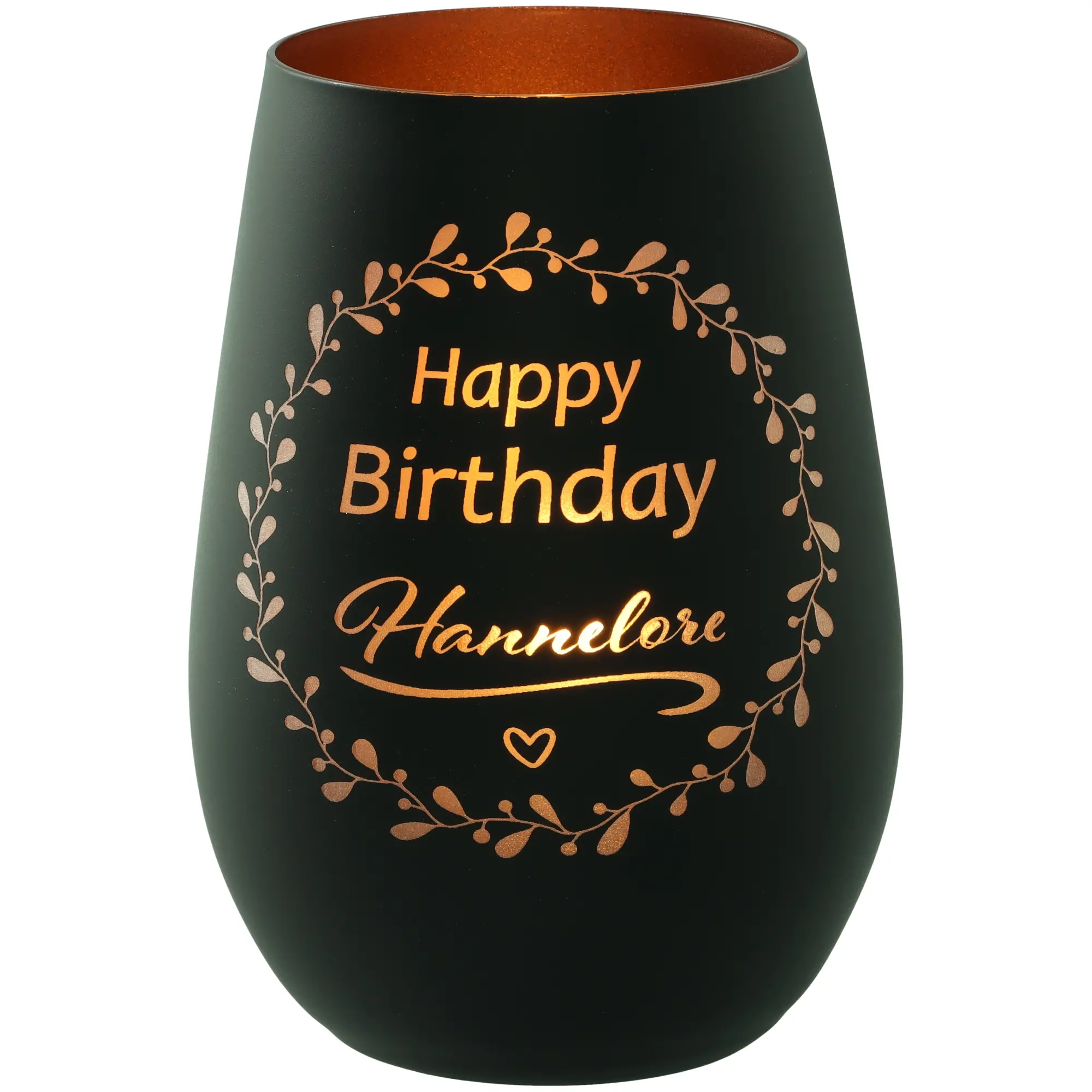 Windlicht "Happy Birthday"