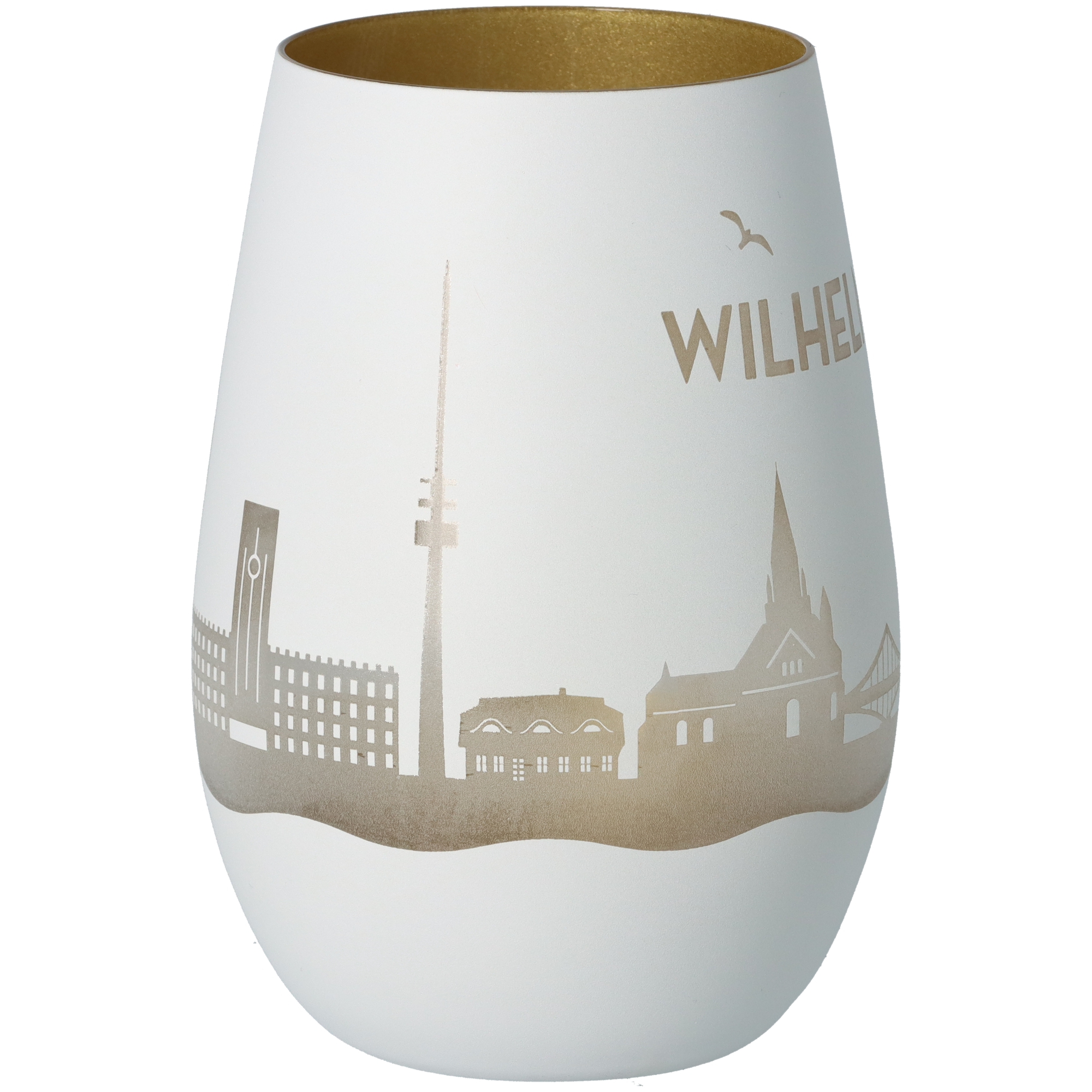 Windlicht Skyline Wilhelmshaven