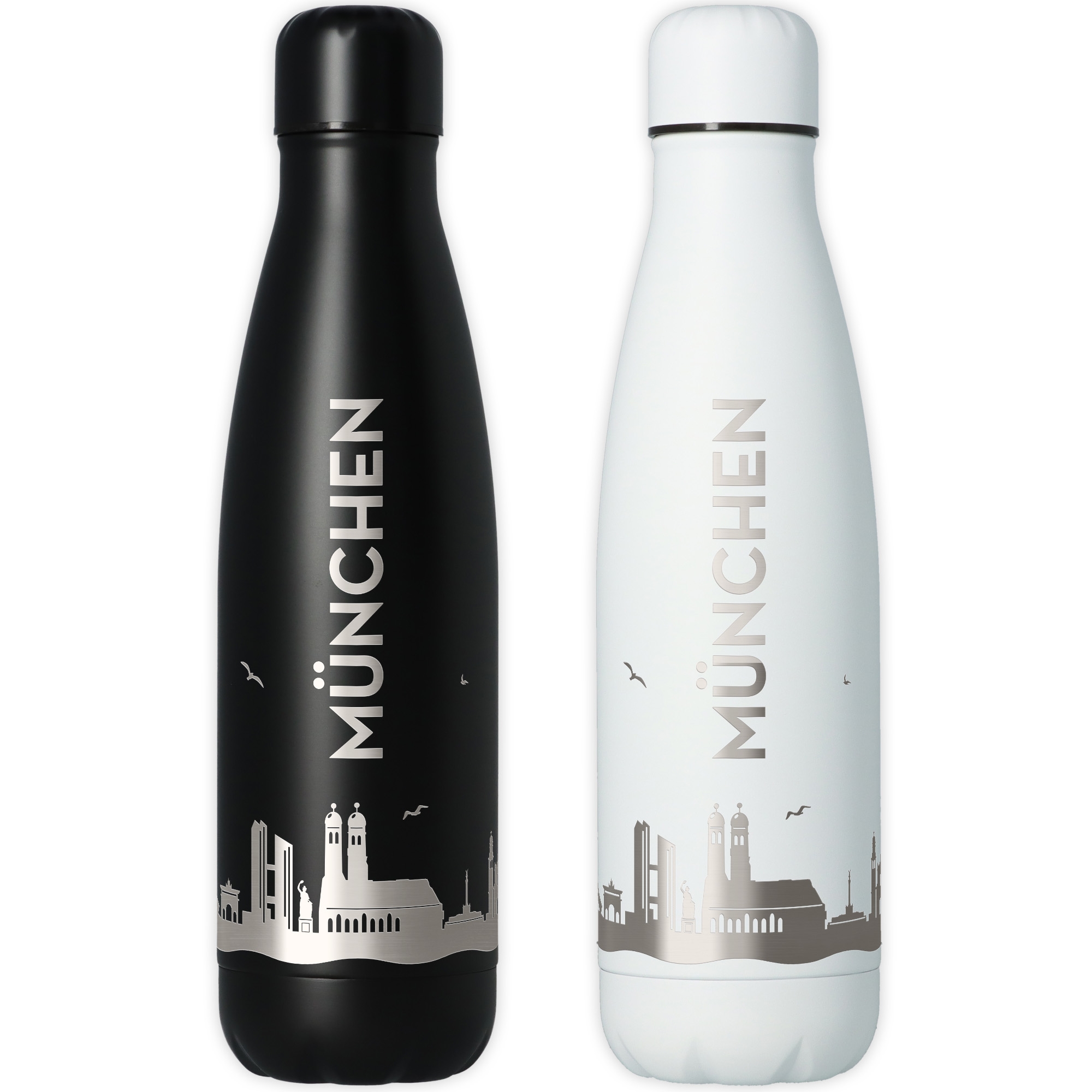 Trinkflasche Skyline München
