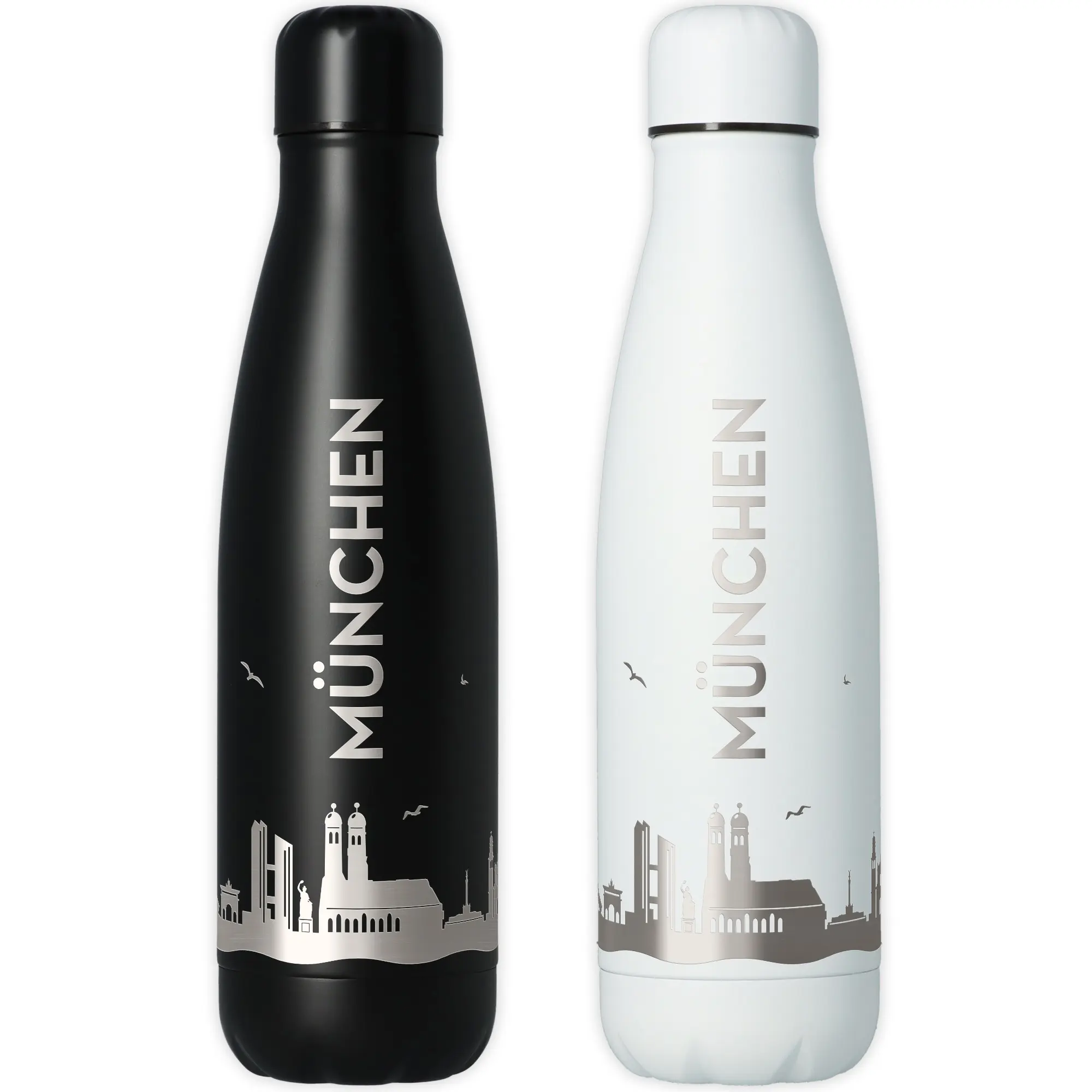 Trinkflasche Skyline München