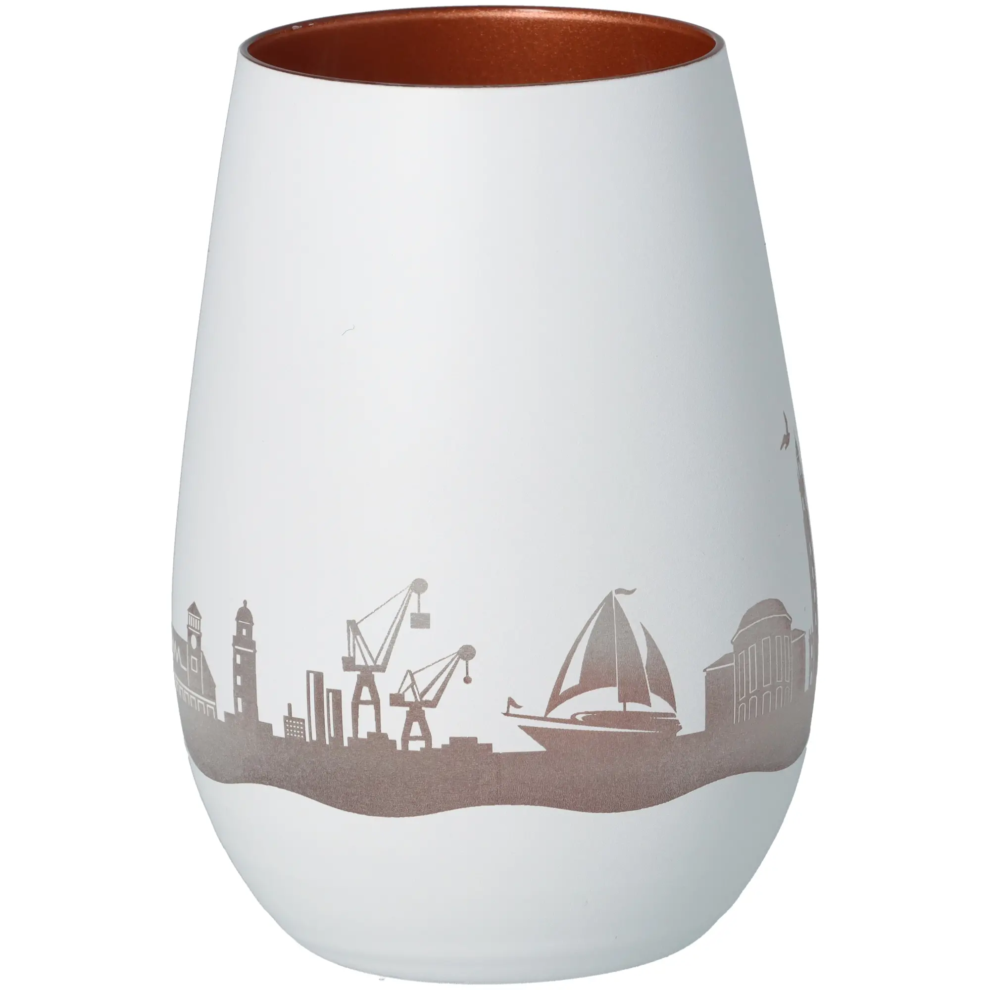 Windlicht Skyline Bremerhaven