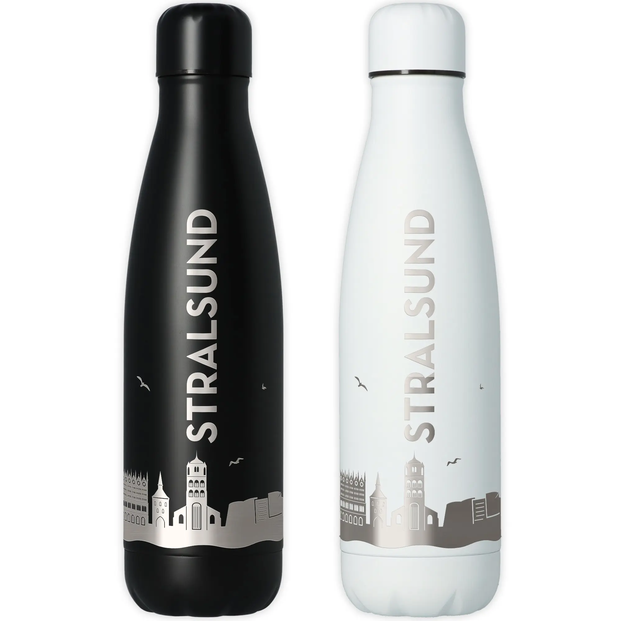 Trinkflasche Skyline Stralsund