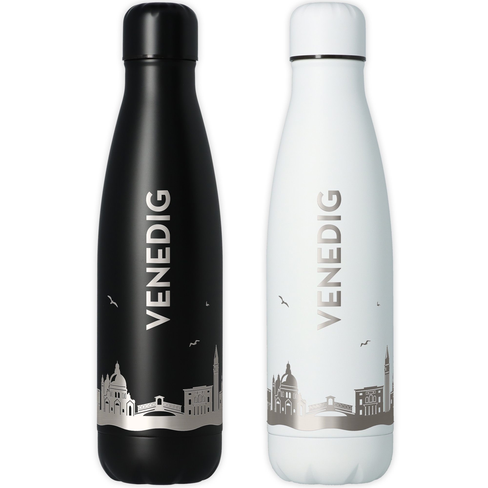 Trinkflasche Skyline Venedig Flasche, Wasserflasche, Shaker