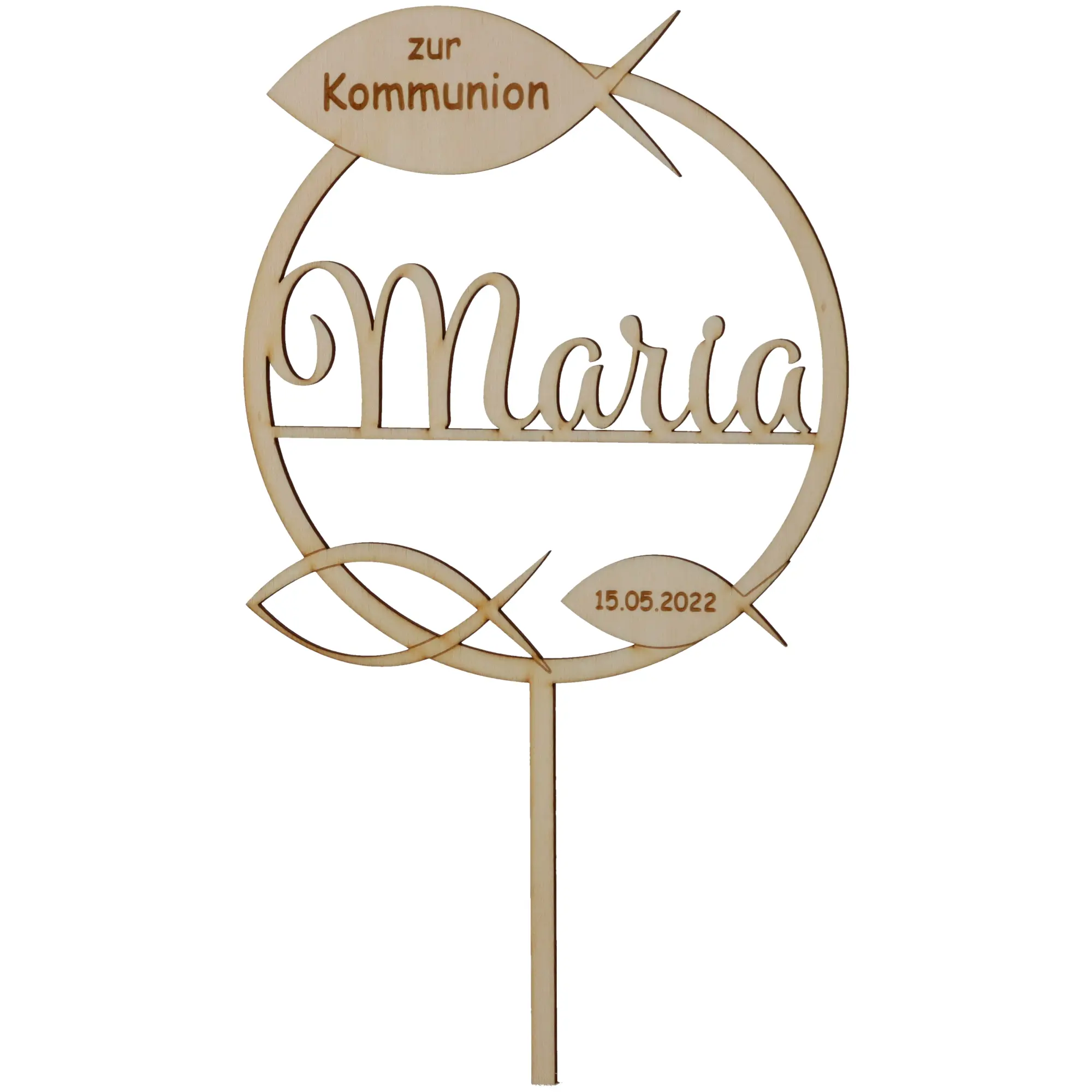 Cake Topper "Zur Kommunion"