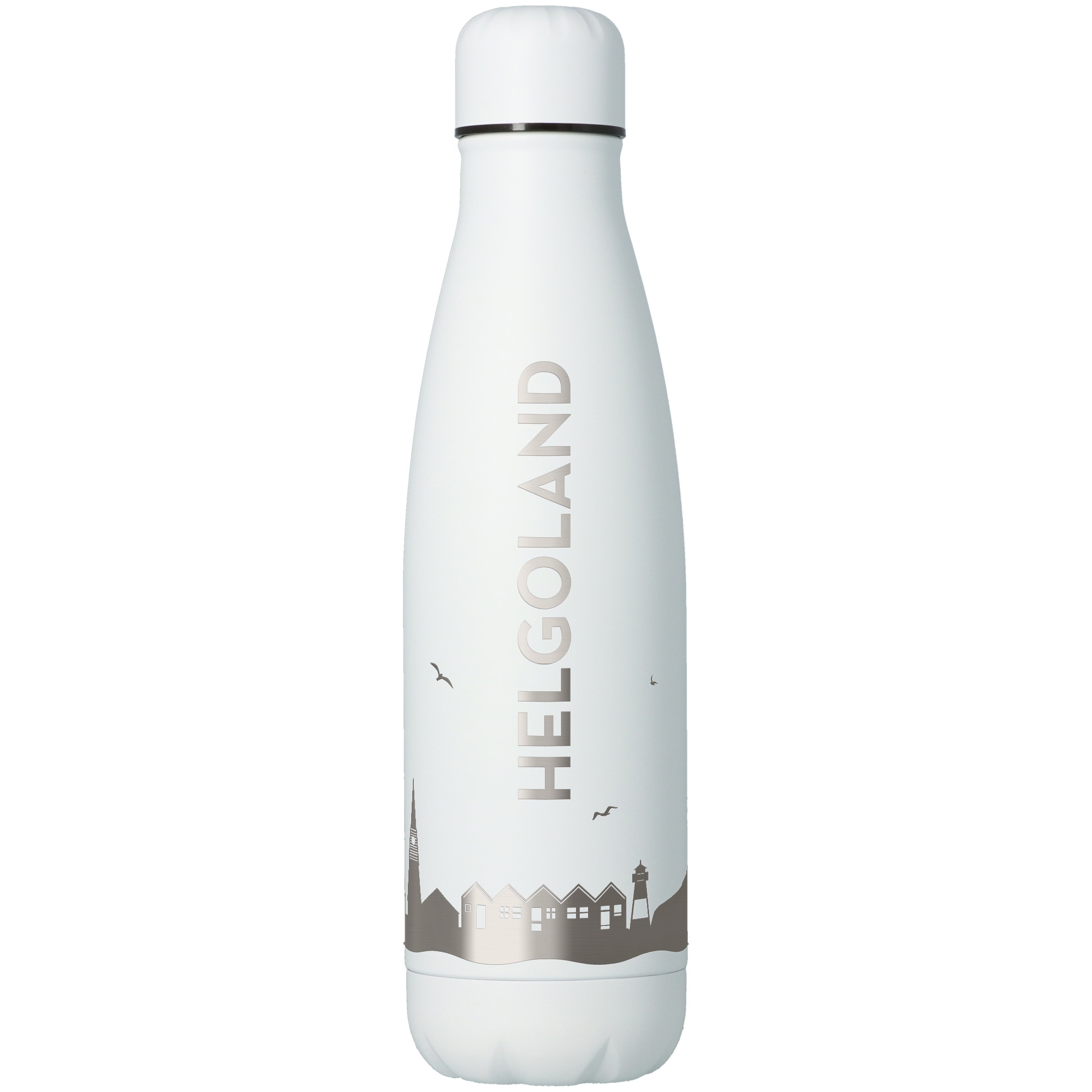 Trinkflasche Skyline Helgoland Flasche, Wasserflasche, Shaker