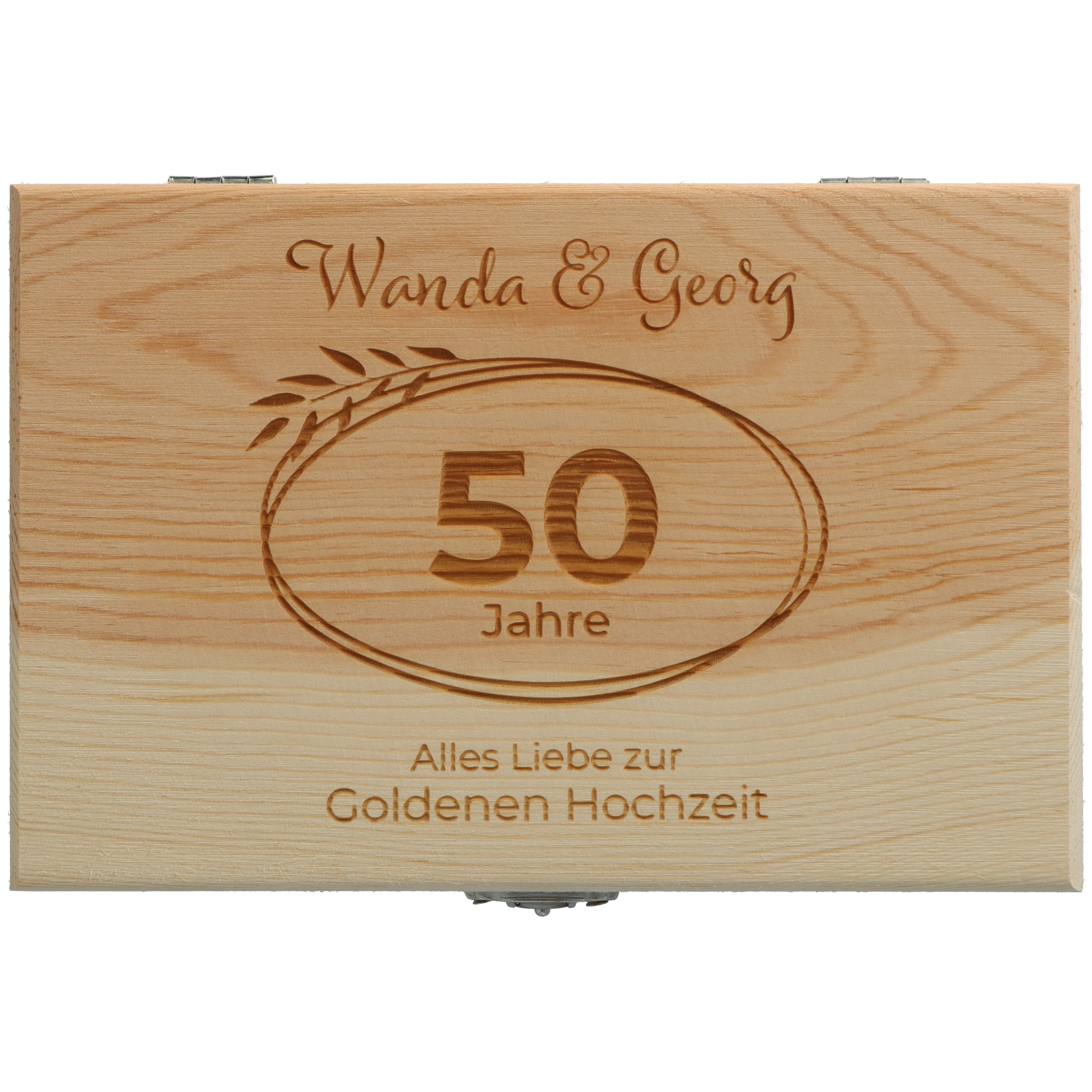 Geschenkbox Goldene Hochzeit