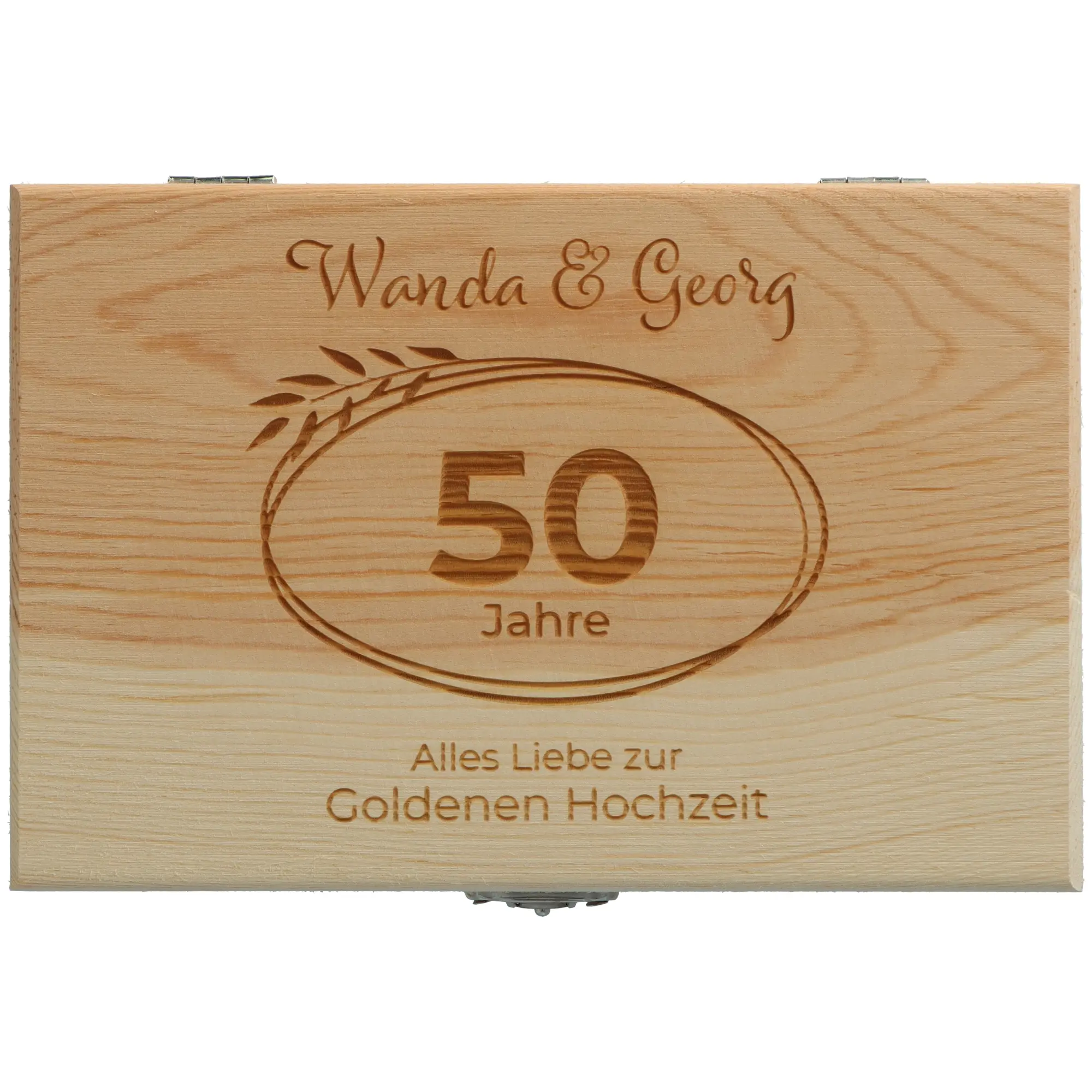 Geschenkbox Goldene Hochzeit