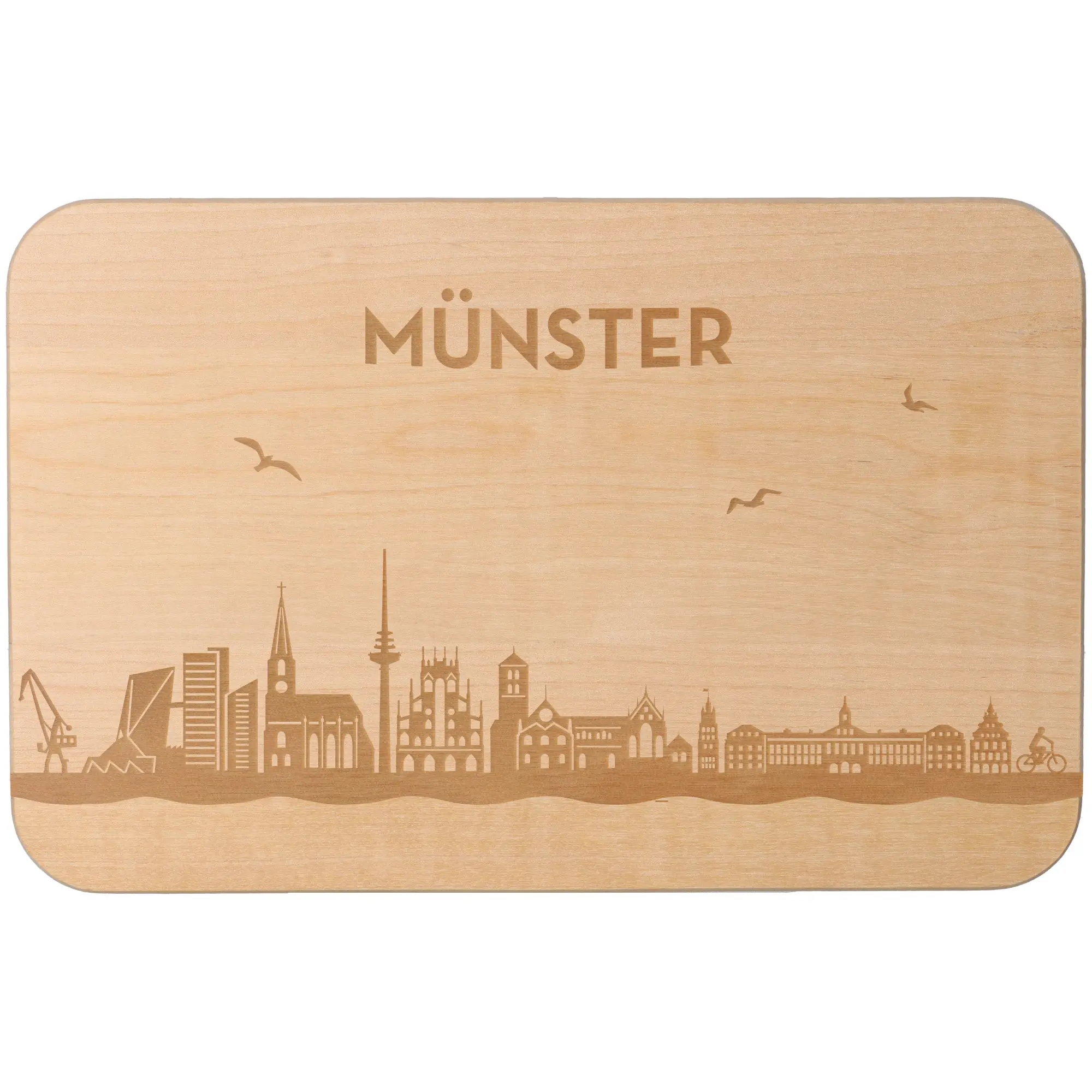 holzbrett, münster skyline, grillfläche, holz, naturholz