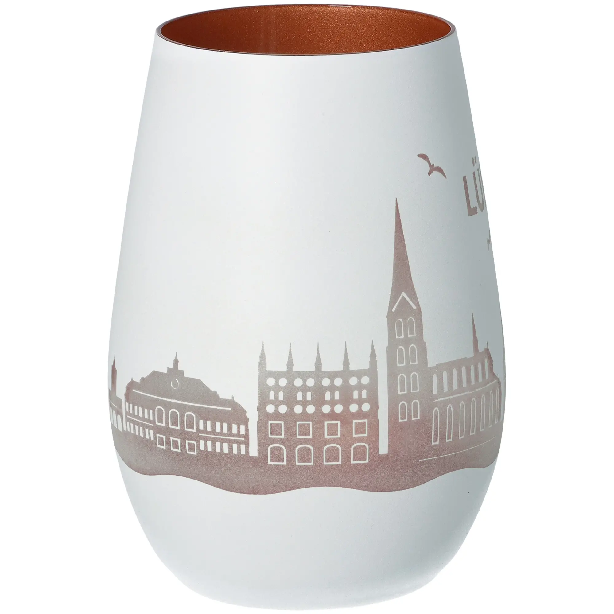 Windlicht Skyline Lübeck